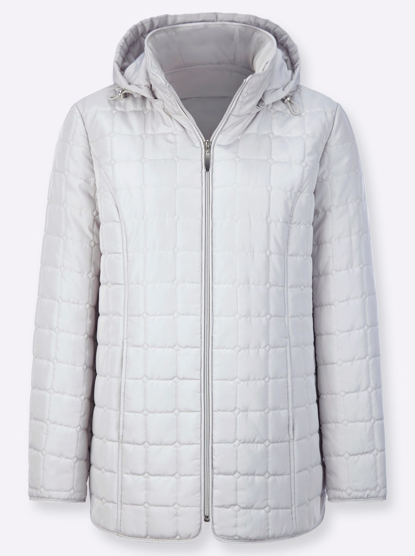 Classic Basics Steppjacke, mit Kapuze