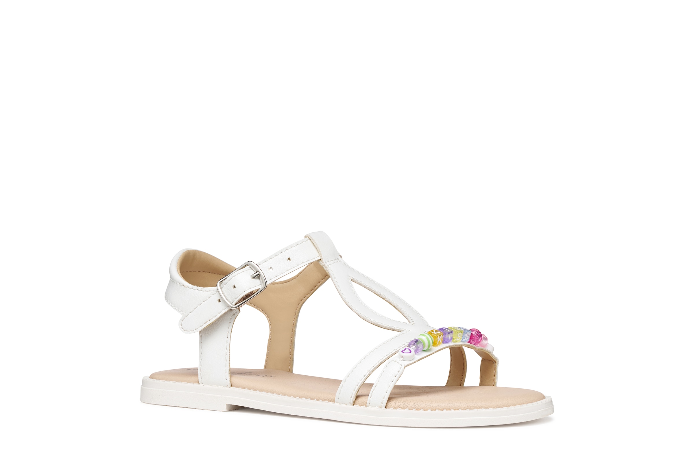 Geox Sandale »J SANDAL KARLY GIRL«  Sandale mit Fersenriemen, Größenschablone zum Download