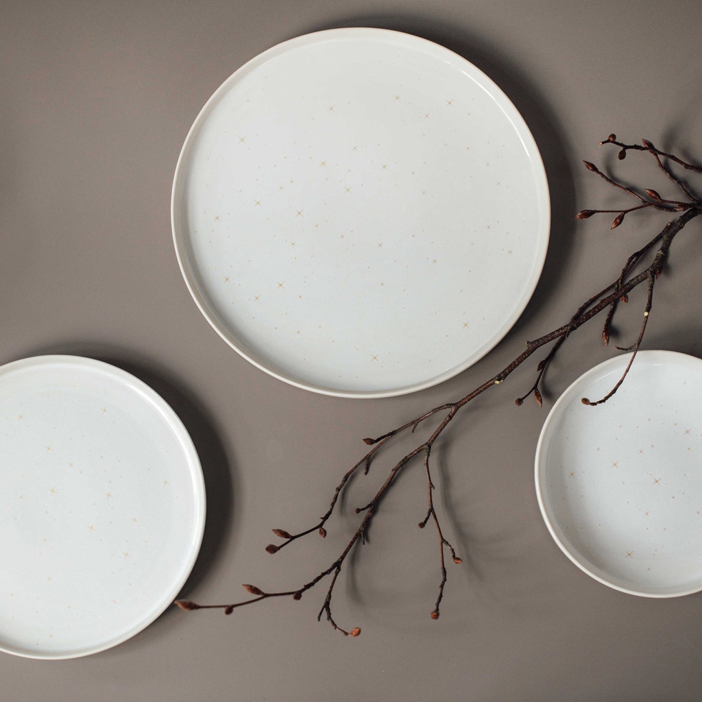 like. by Villeroy & Boch Schale »Dessertschale Winter Glow ø 17 cm beige«