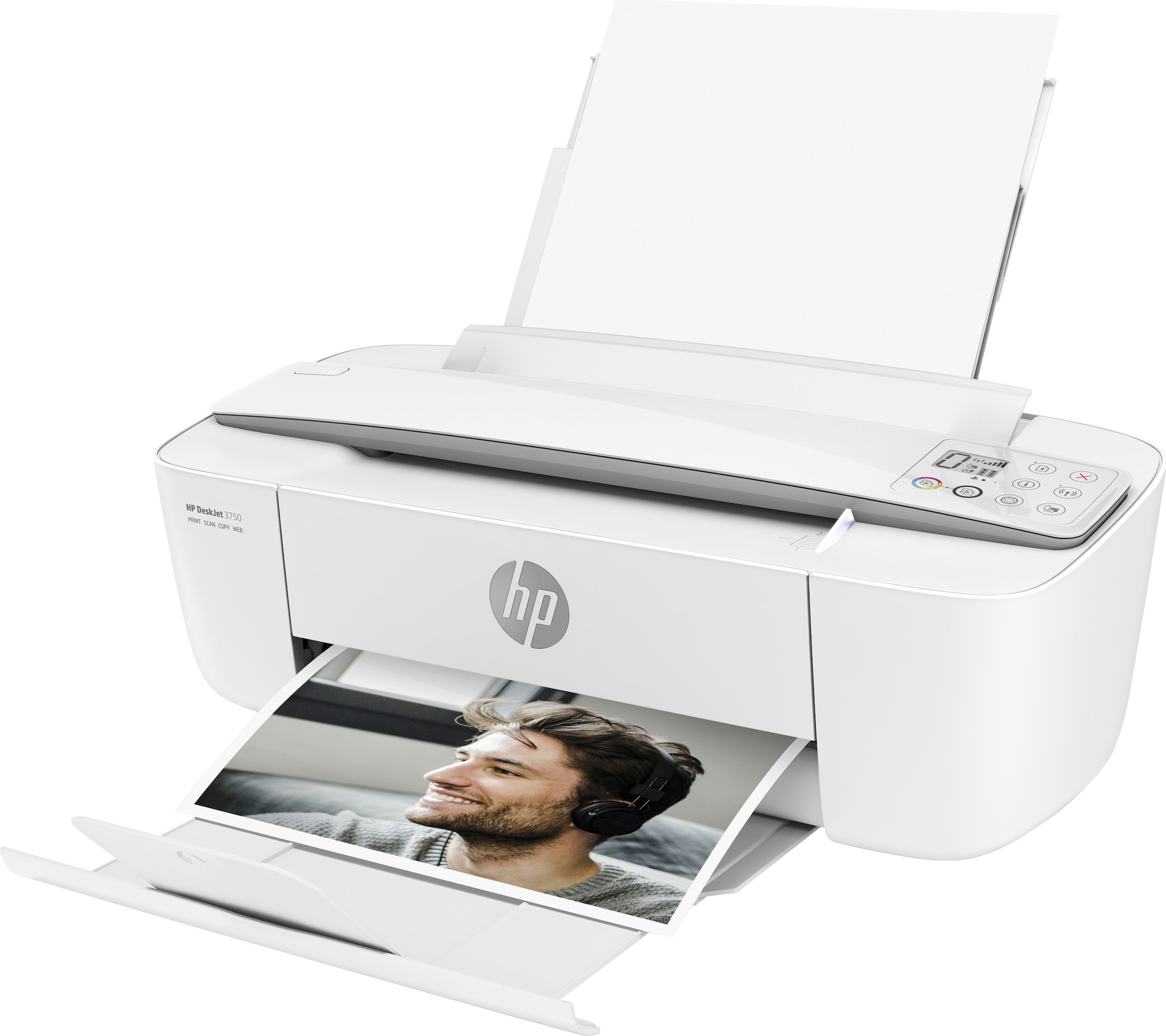 HP Multifunktionsdrucker »Drucker DeskJet 3750«, HP+ Instant Ink kompatibel  ➥ 3 Jahre XXL Garantie | UNIVERSAL