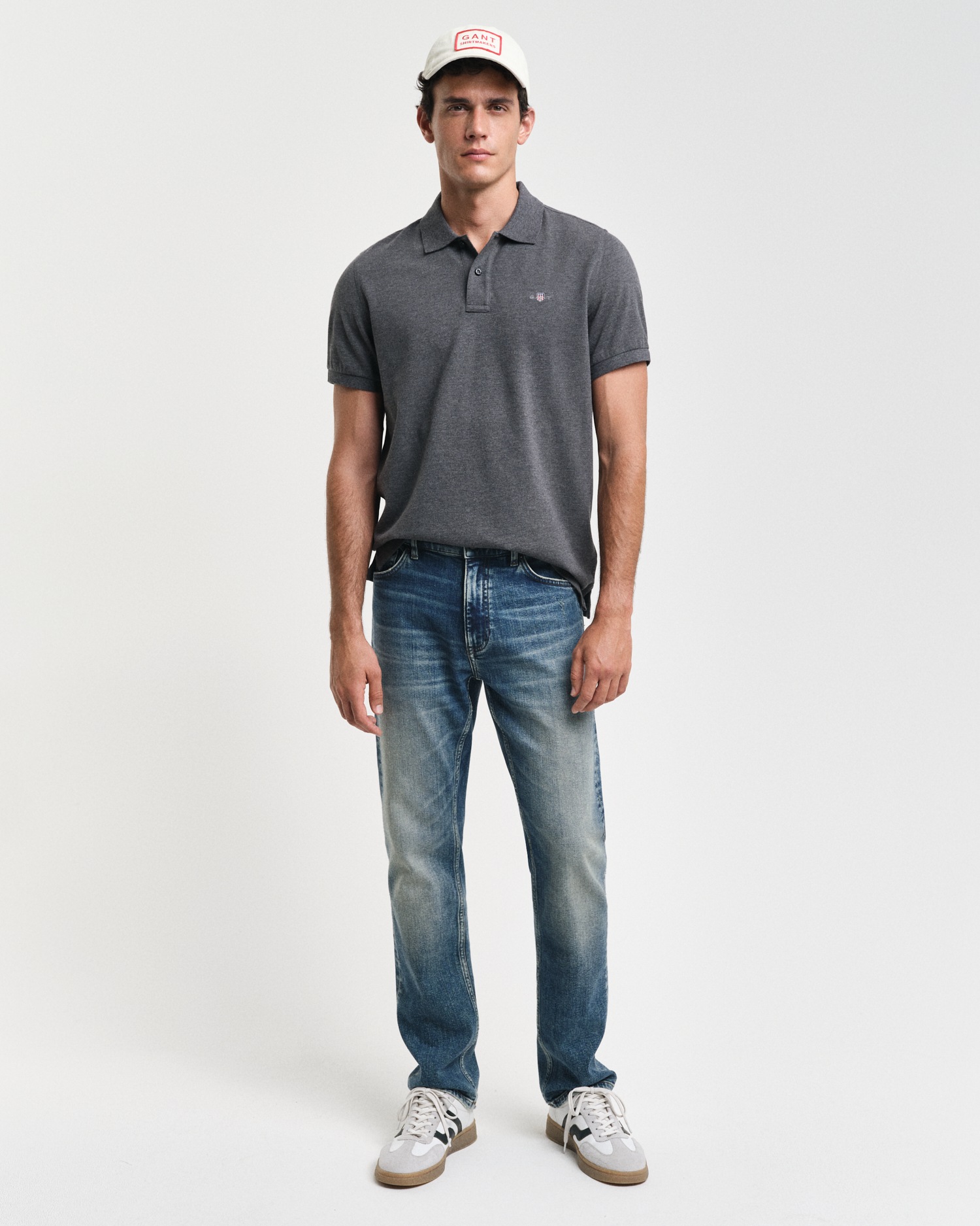Gant Poloshirt »REG SHIELD SS PIQUE POLO«, mit Logo und Flachstrickkragen 100% Baumwolle Pique