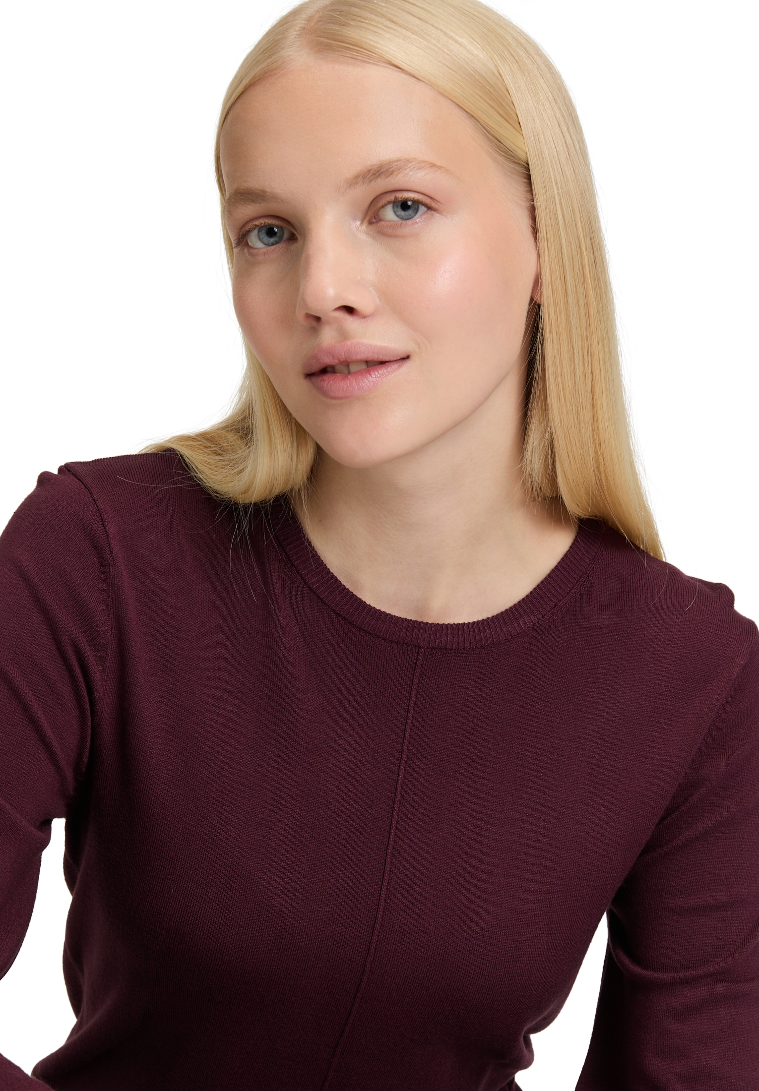 Betty&Co Strickpullover »Strickpullover mit Strickdetails«