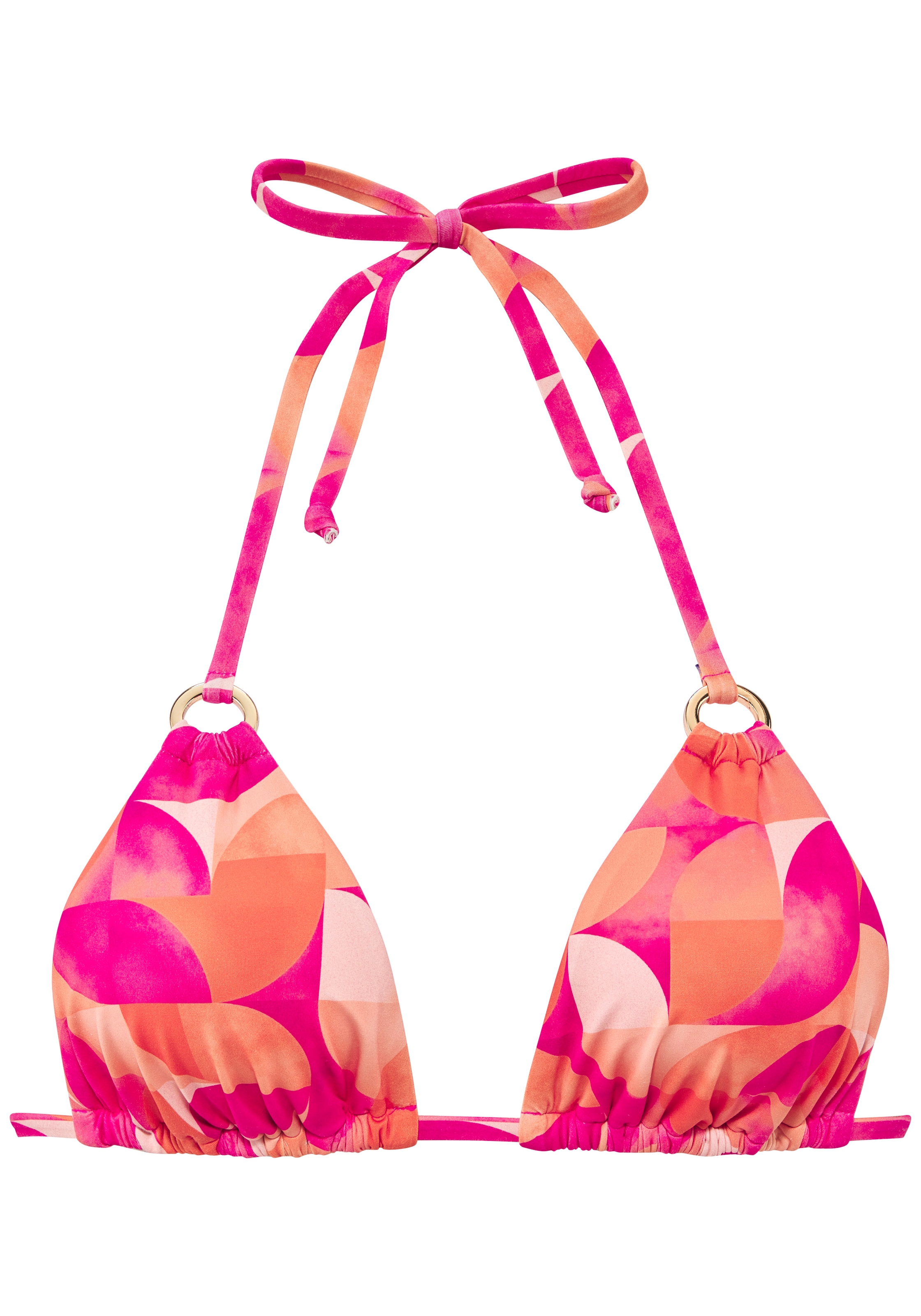 LASCANA Triangel-Bikini-Top »Tilly« mit modernem Allover-Print