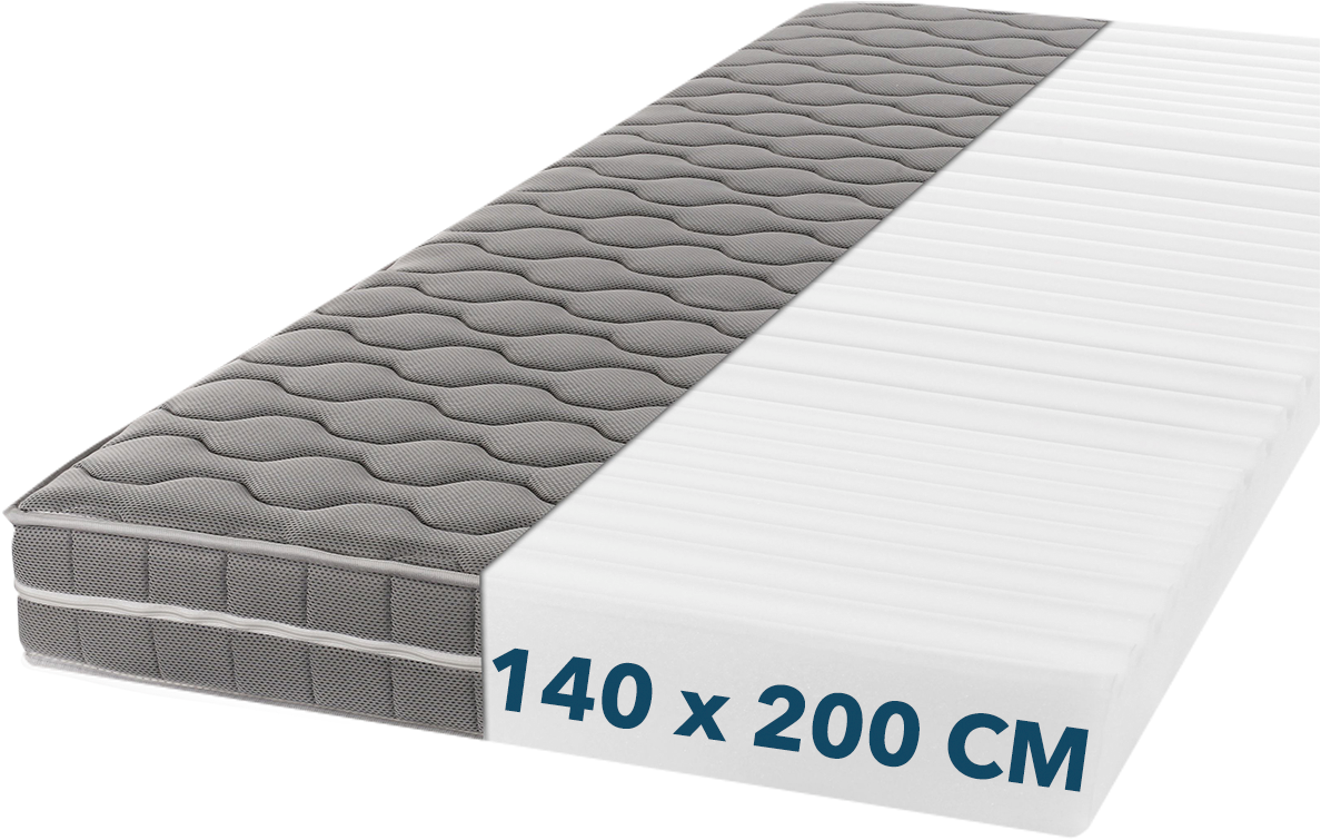 DI QUATTRO Komfortschaummatratze »Visko Air Komfort Luxus« 16 cm hoch Raumgewicht: 28 kg/m³ 1 Stk. tlg. Wendematratze mit zwei unterschiedlich festen Liegeseiten