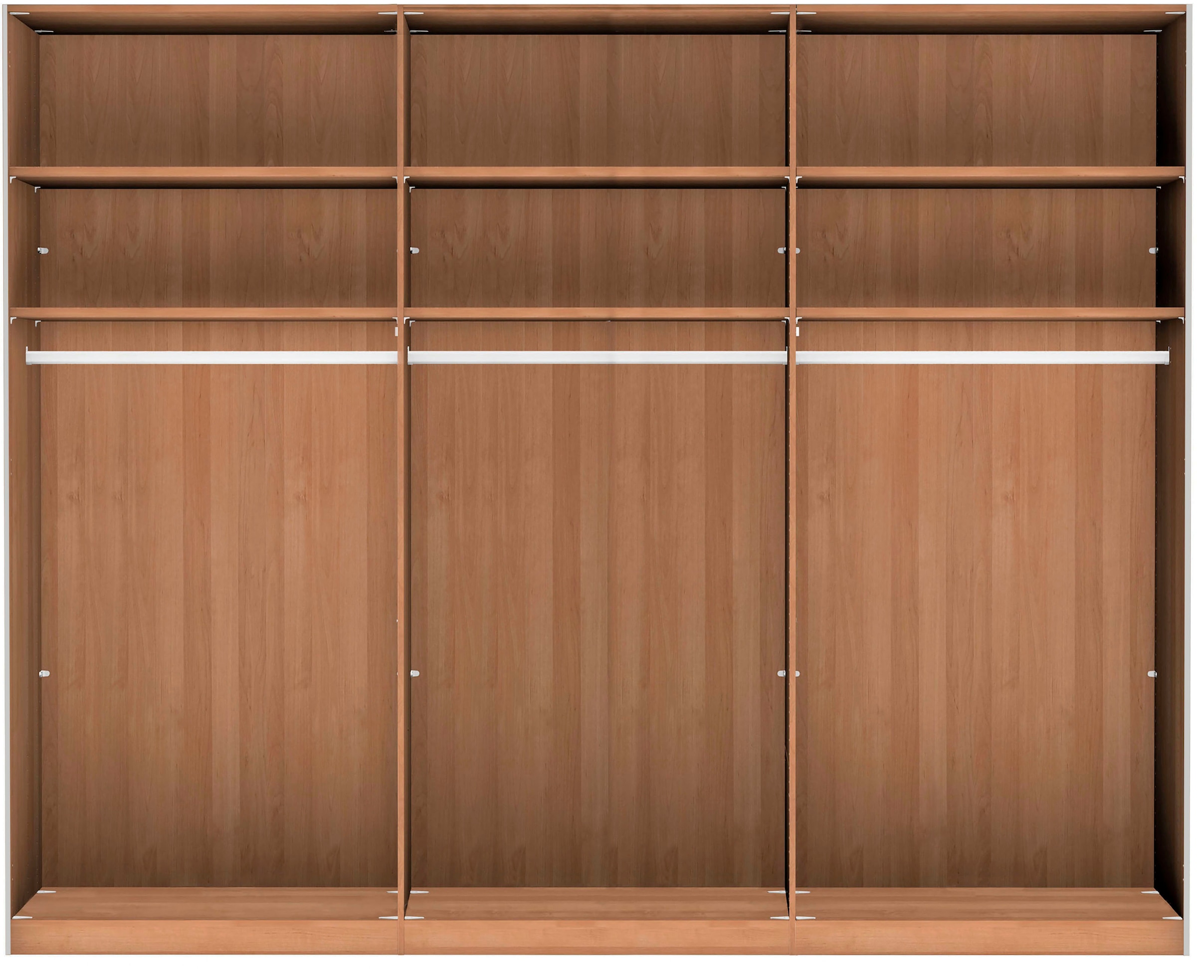 WIEMANN Schwebetürenschrank »Cardiff« mit massiven Holztüren und Glas