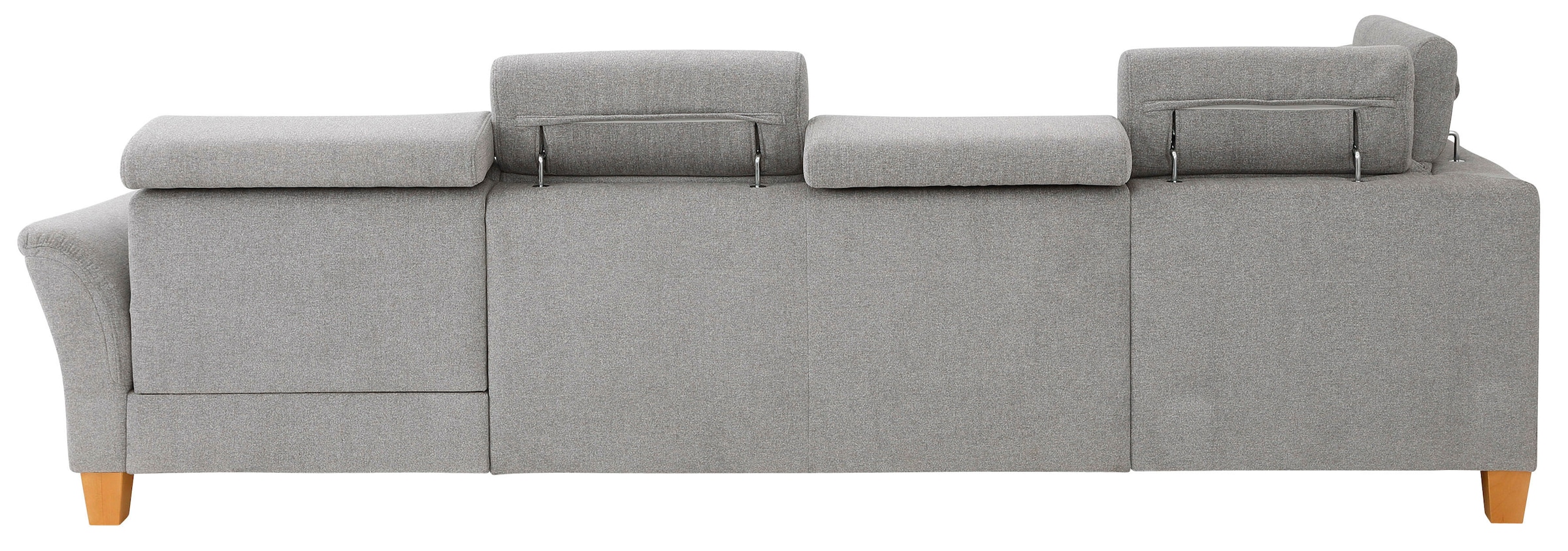 Home affaire Wohnlandschaft »Conville U-Form«, Kopfteilverstellung wahlweise mit Bettfunktion und Bettkasten