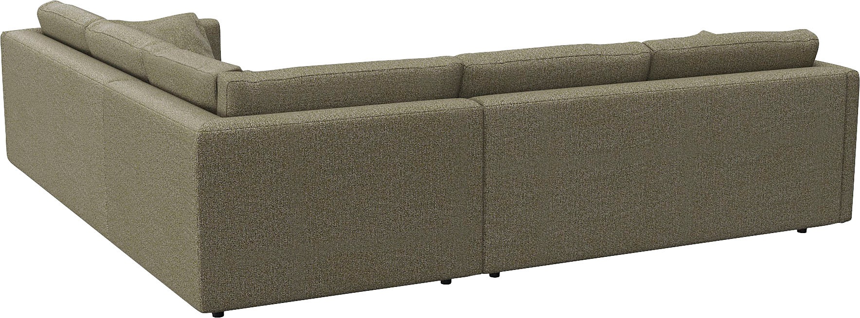 FLEXLUX Ecksofa »Lovane gleichschenklig, bequem und komfortabel«, Weich & anschmiegsam, große Sitztiefe auf Kaltschaum, Dekokissen inkl.