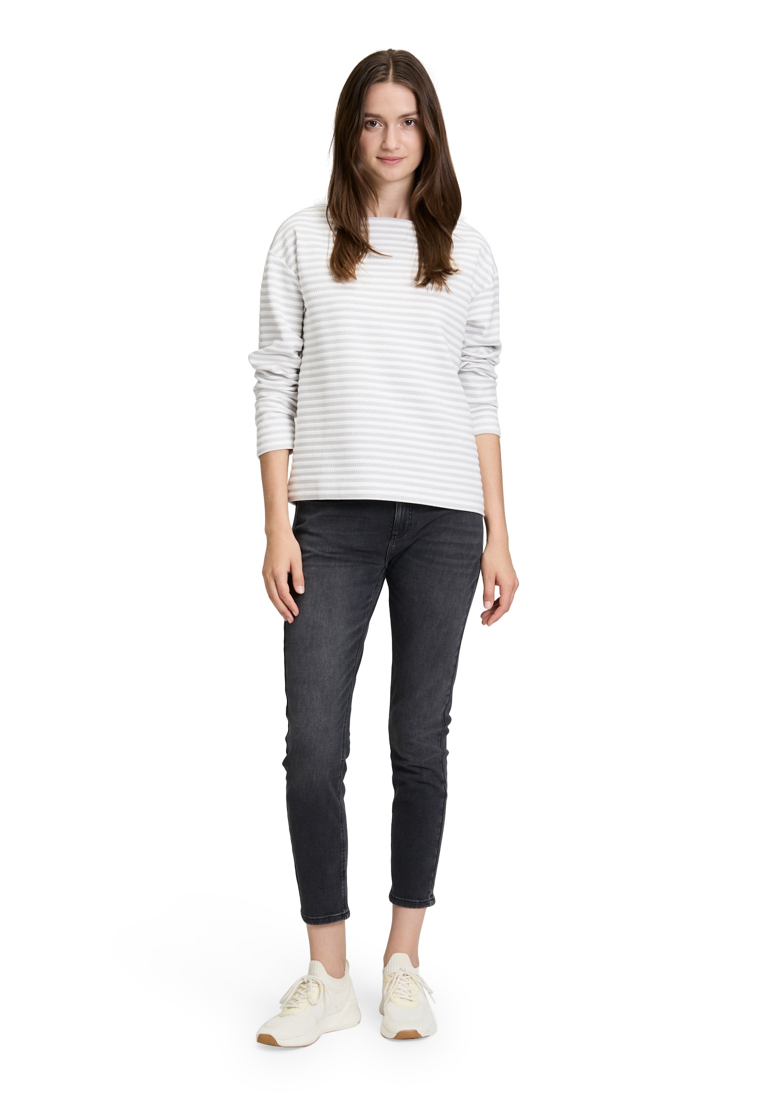 Betty&Co Sweatshirt »Sweatshirt mit U-Boot-Ausschnitt«
