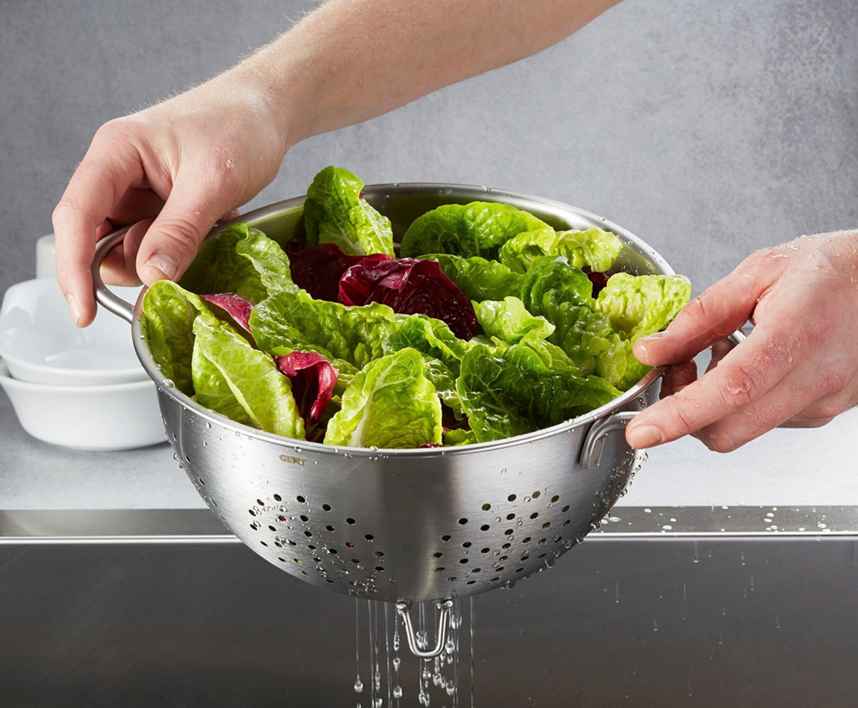 GEFU Seiher »COLINO« 4-Liter-Kapazität, stabile Griffe, Ø 24 cm