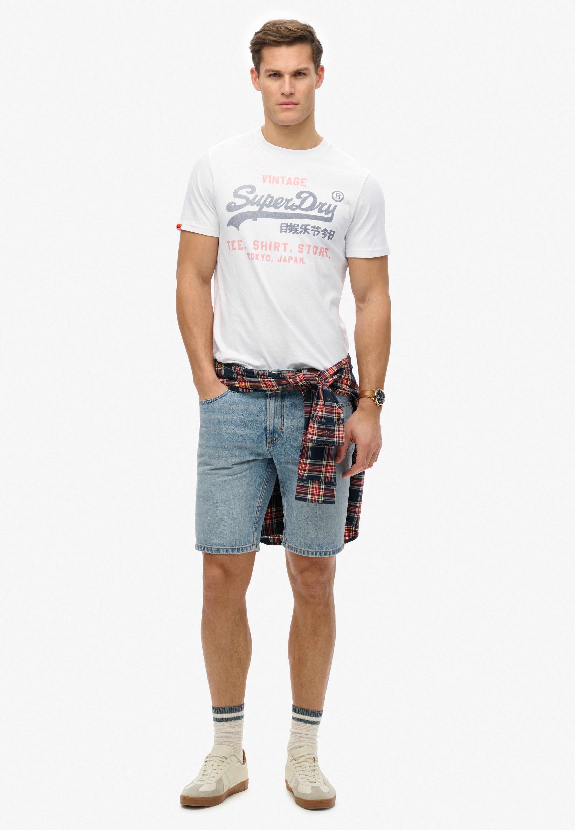 Superdry Rundhalsshirt »VL HERITAGE RELAXED TEE«