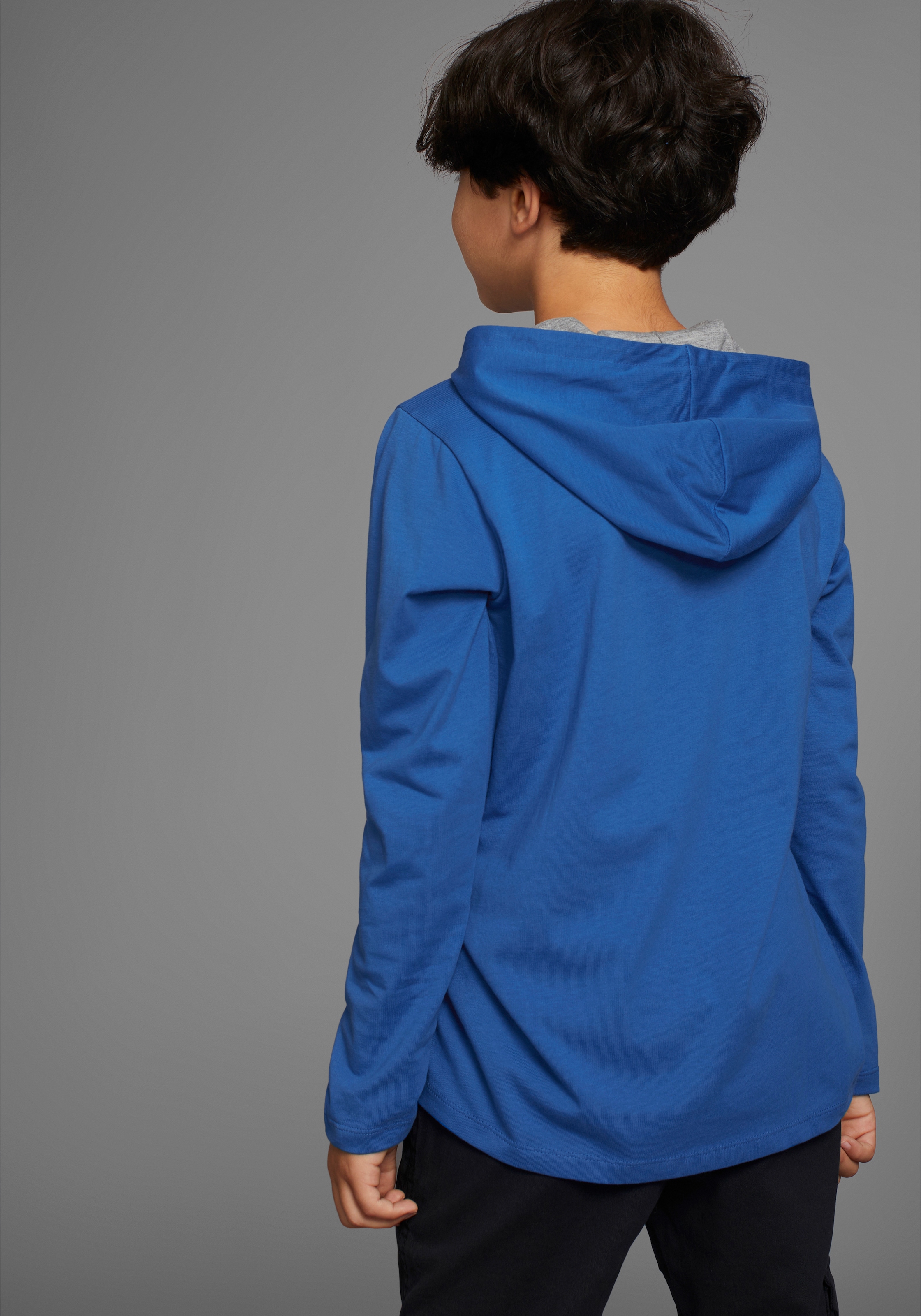 KIDSWORLD Kapuzenshirt »OHNE Worte!« , cooler Spruch