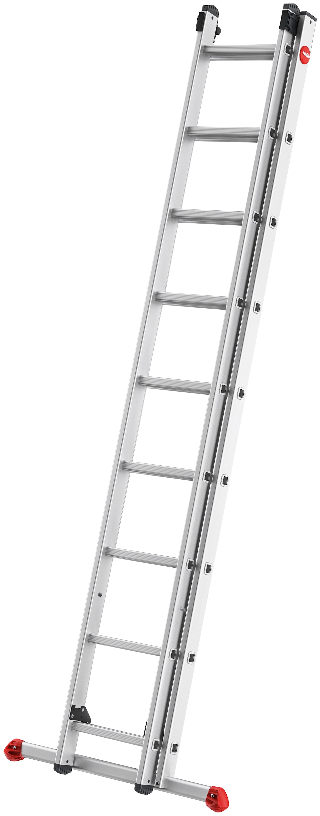 Hailo Anlegeleiter »S80 ProfiStep duo«, Aluminium-Schiebeleiter 2-teilig 2x9 Sprossen