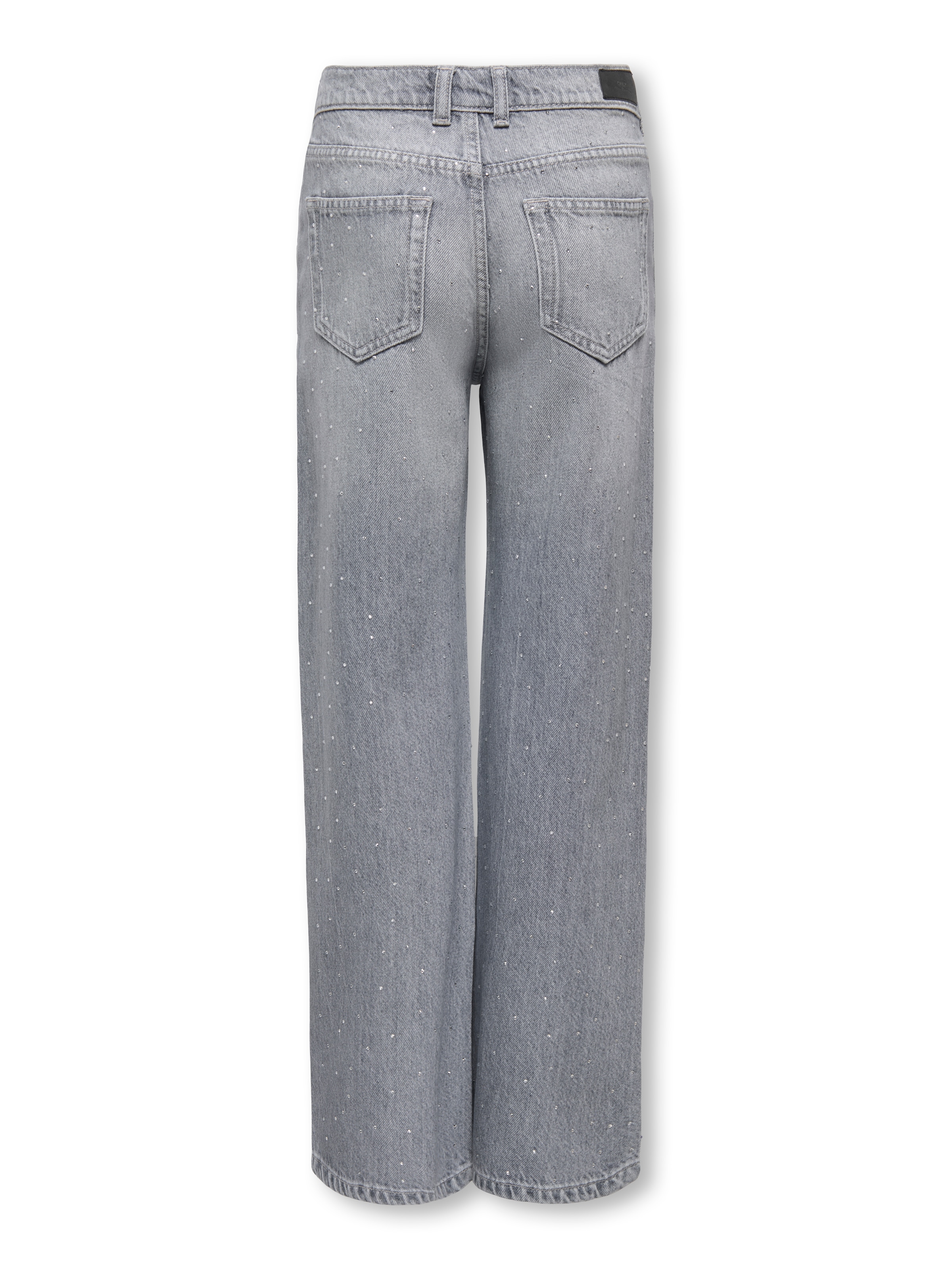KIDS ONLY Weite Jeans »KOGCOBAIN RHS WIDE DNM AZG815 NOOS« Baumwolle, Strass-Steinchen