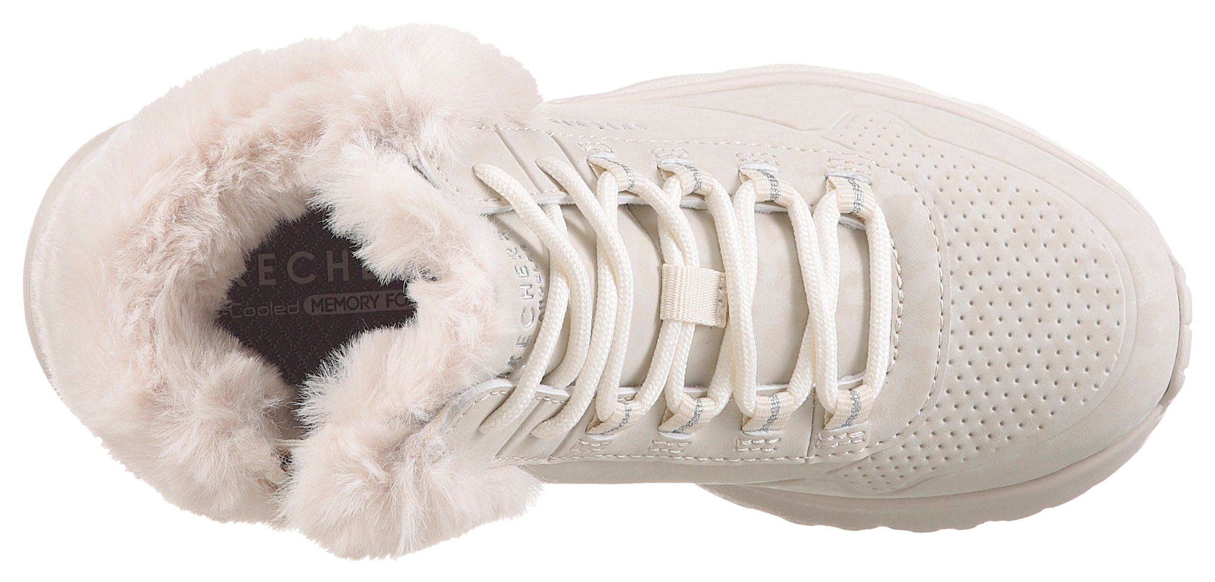 Skechers Winterboots »UNO LITE«  Schnürboots mit Reißverschluss, Größenschablone zum Download