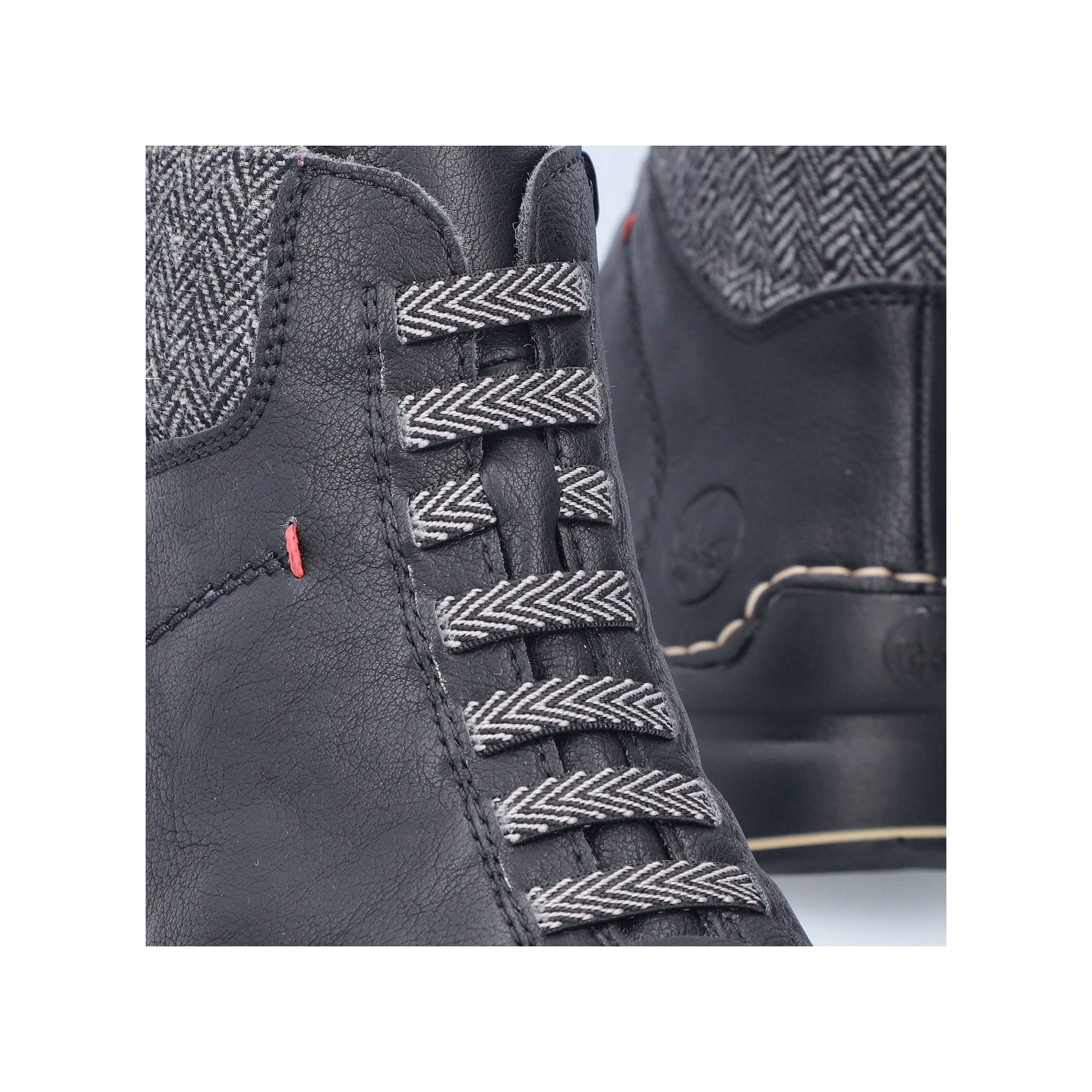 Rieker Schnürboots  Stiefelette, Plateauboots mit Profilsohle