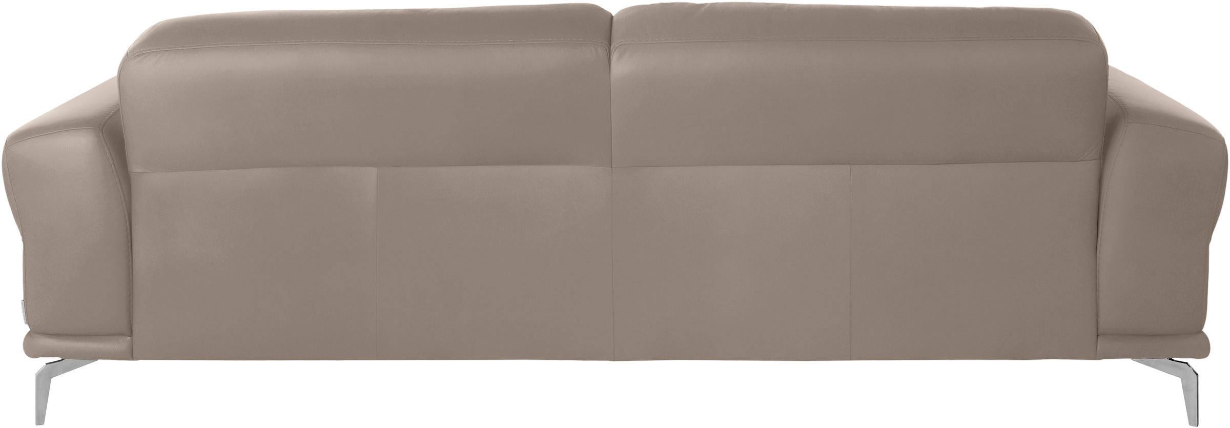 W.SCHILLIG 2,5-Sitzer »montanaa« mit Metallfüßen in Chrom glänzend, Breite 232 cm