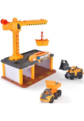 Dickie Toys Spiel-Gebäude »Volvo Baustellen-Station«, mit Licht und Sound kaufen