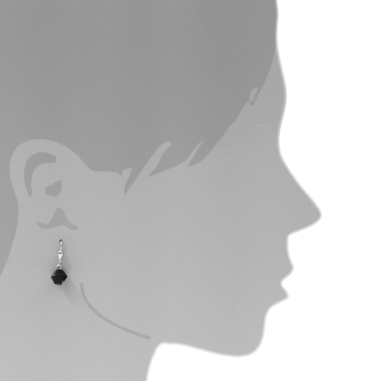 OSTSEE-SCHMUCK Paar Ohrhänger »- Klassisch 8 mm - Silber 925/000 - Bernstein«