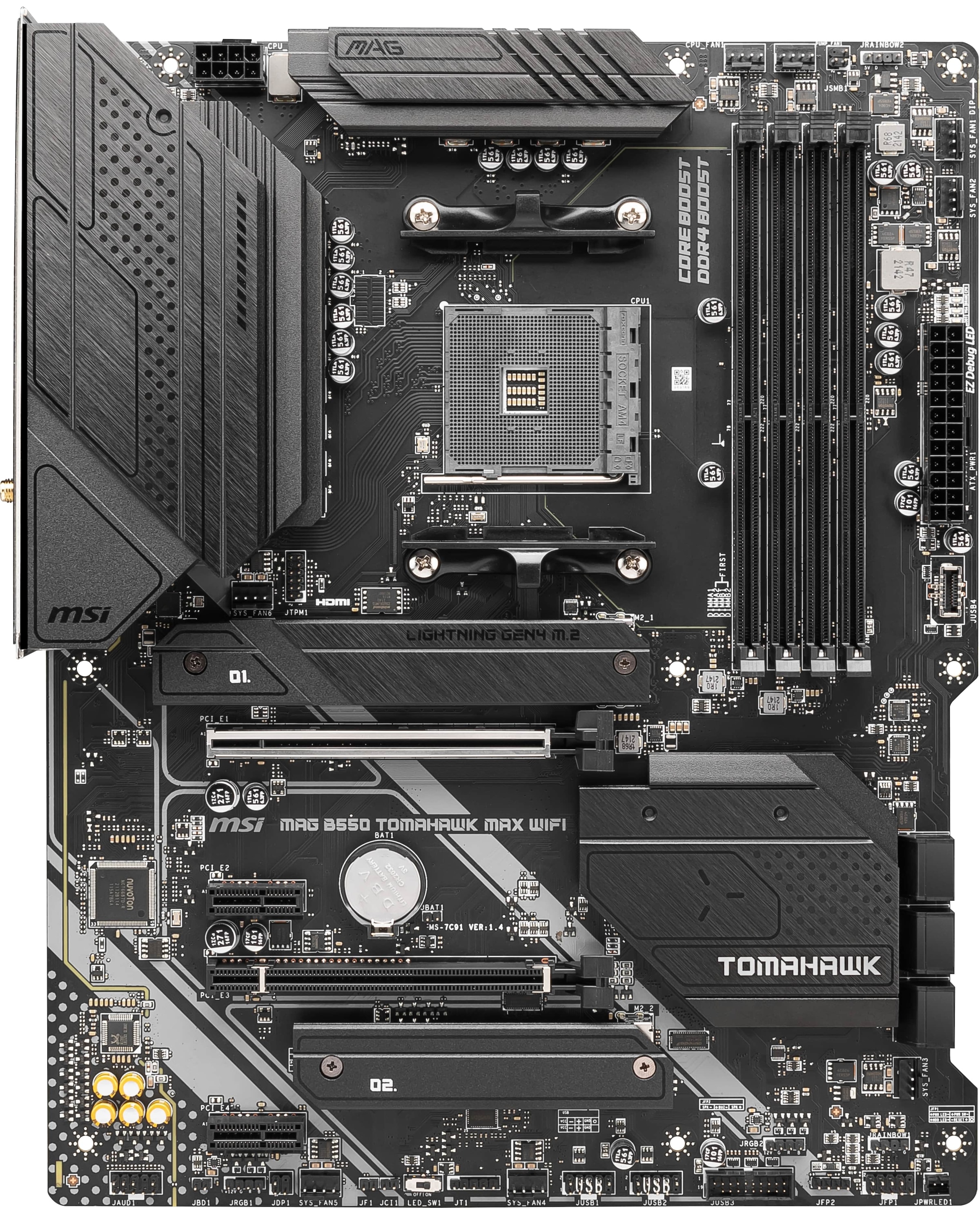 MSI Mainboard »MAG B550 TOMAHAWK MAX WIFI«