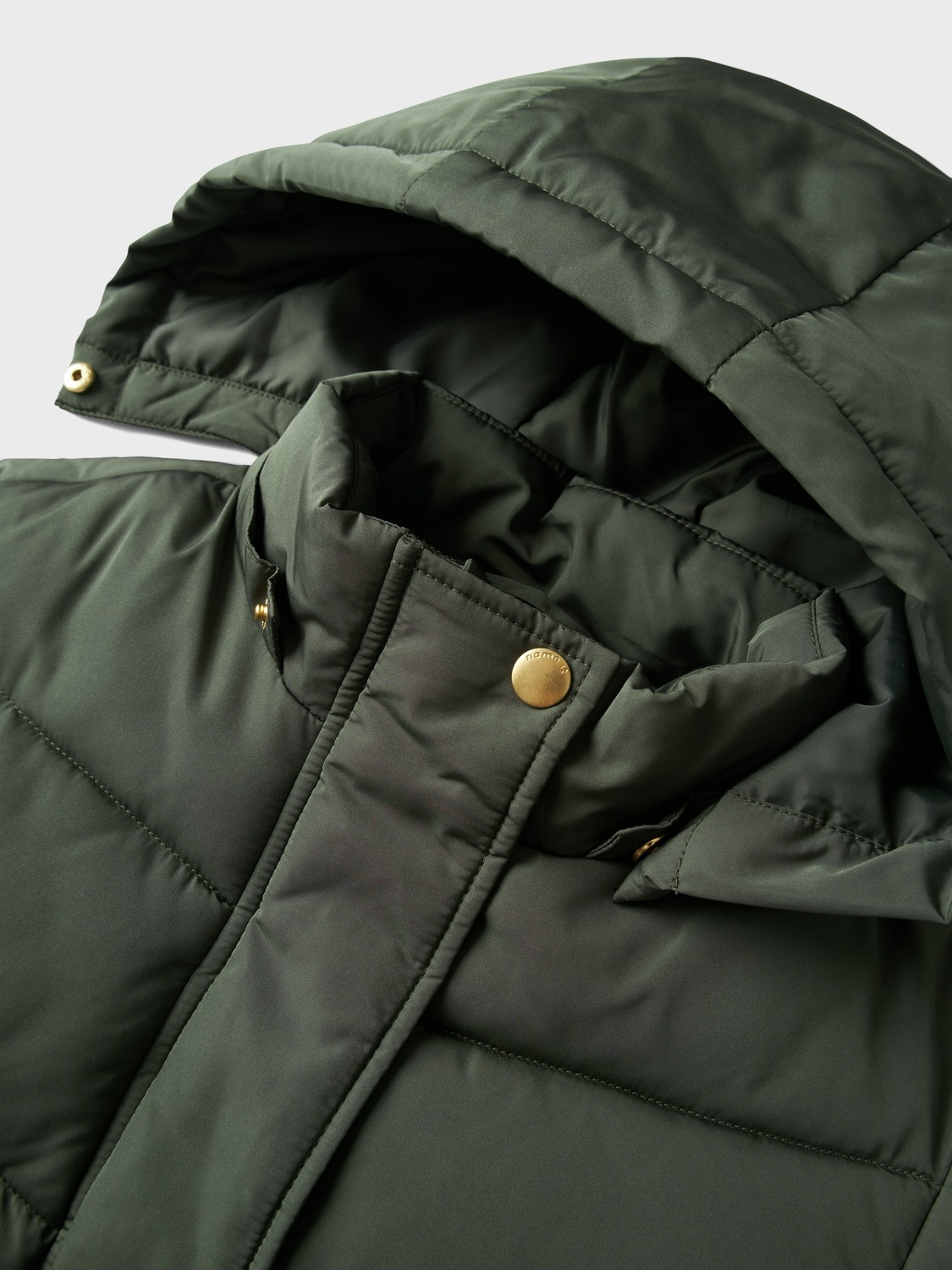 Name It Outdoorjacke »NKFMEMO JACKET LONG TB«, mit Kapuze, mit dekorativen und reflektierenden Details