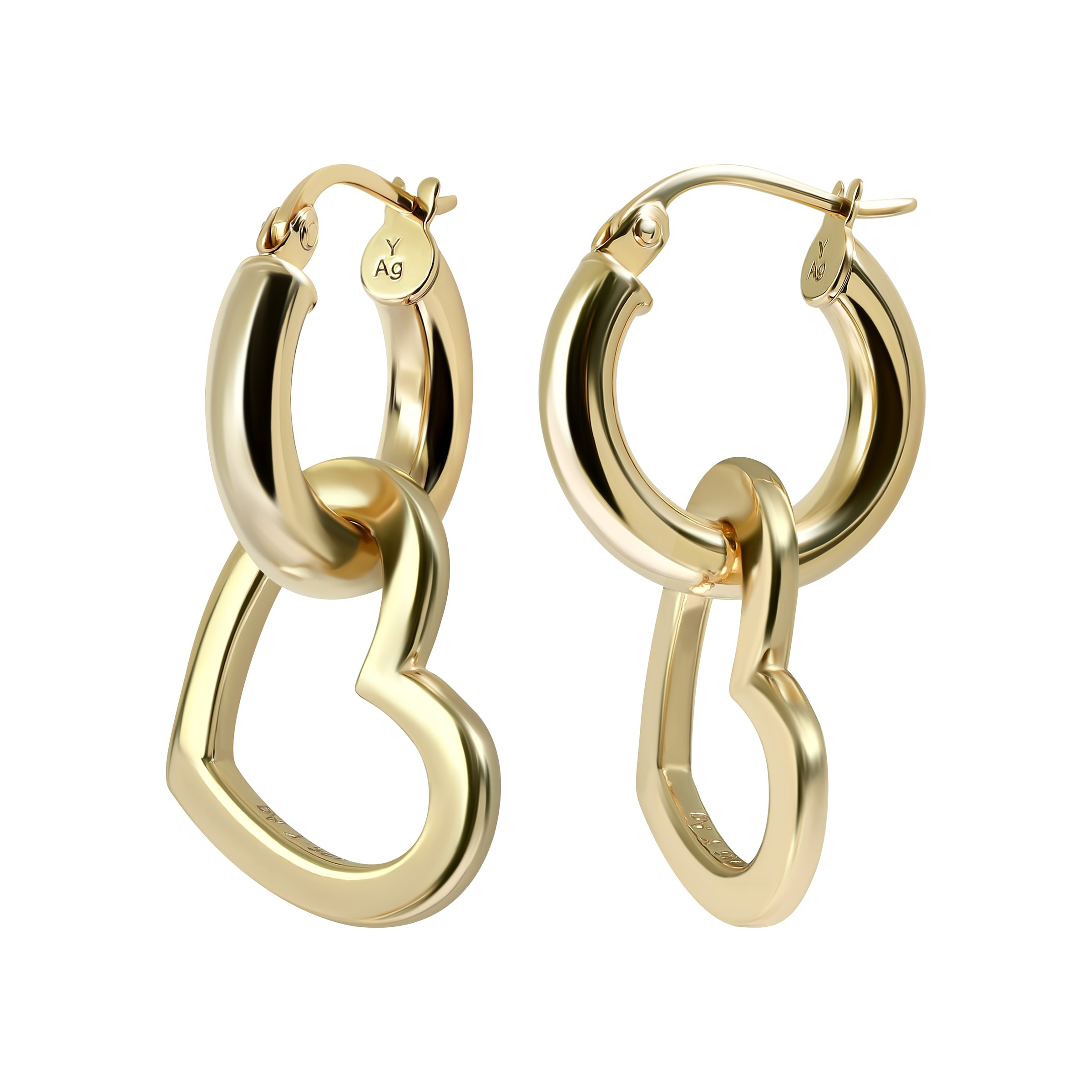 Firetti Paar Creolen »Multipack Schmuck Geschenk Silber 925 Ohrschmuck Ohrringe Charm«