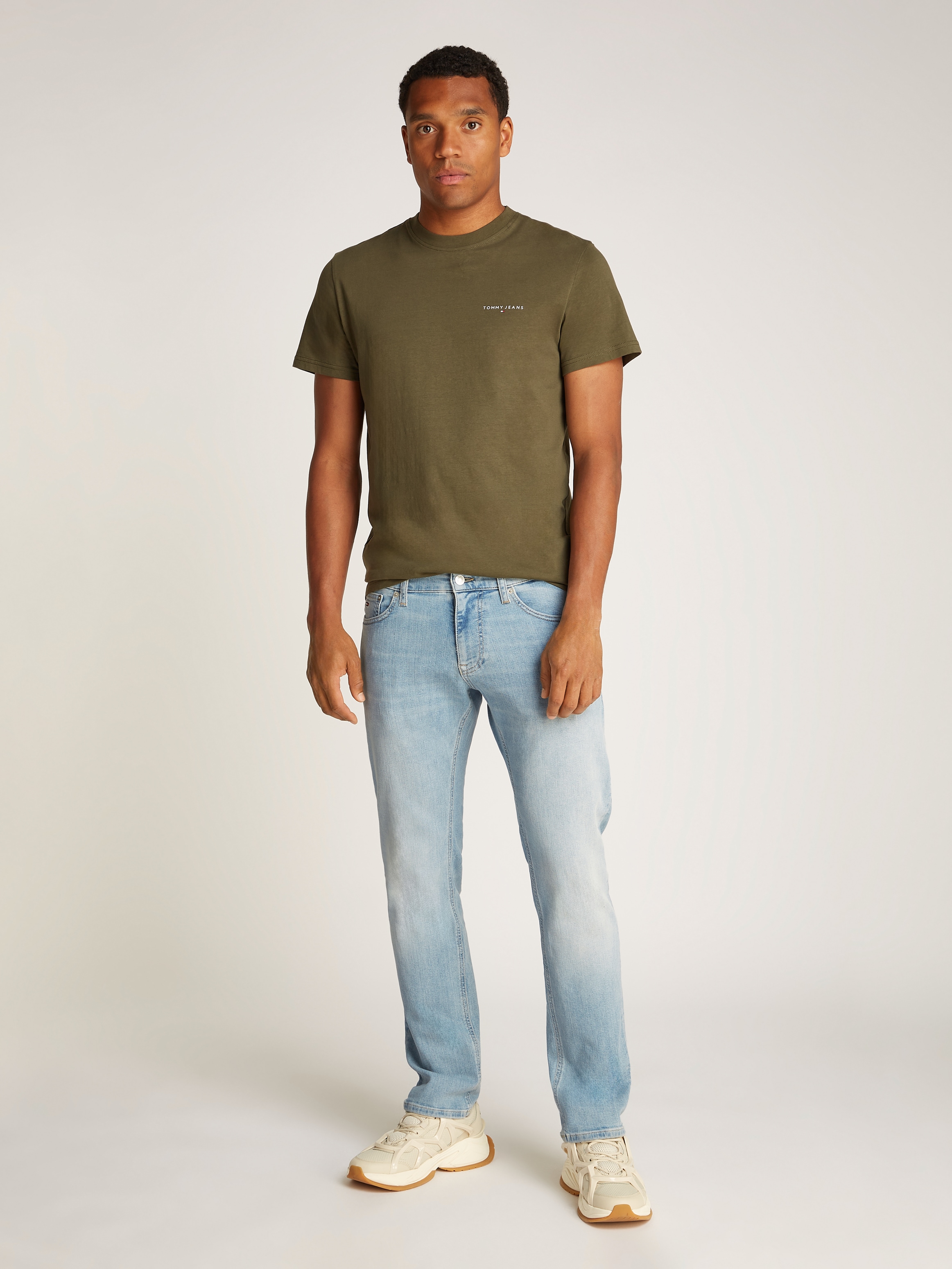 Tommy Jeans Slim-fit-Jeans »SCANTON SLIM«, mit Logoprägung