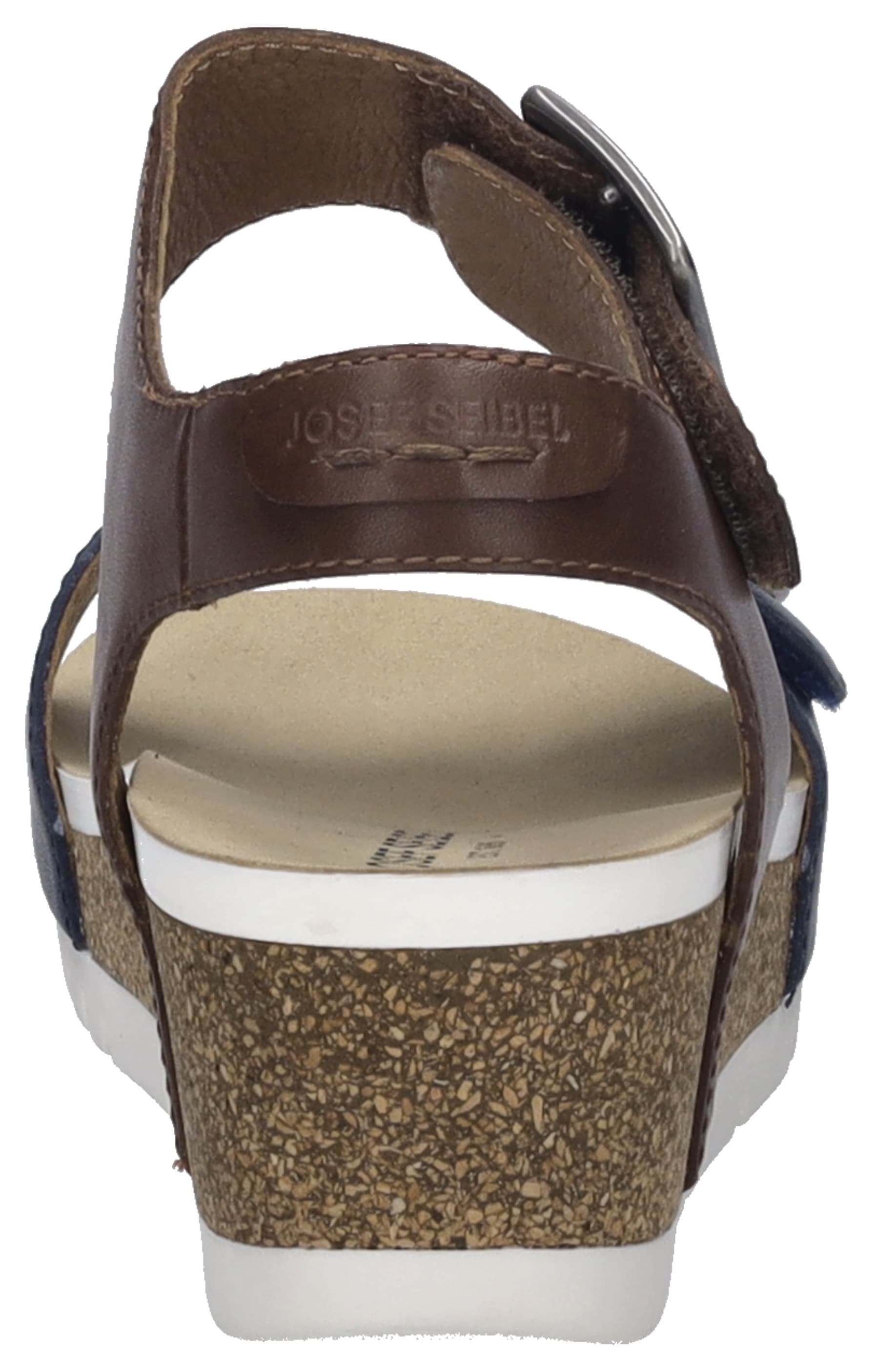 Josef Seibel Sandale »Quinn 02«, Plateausandale, Keilsandalette, Klettschuh mit Schnallen