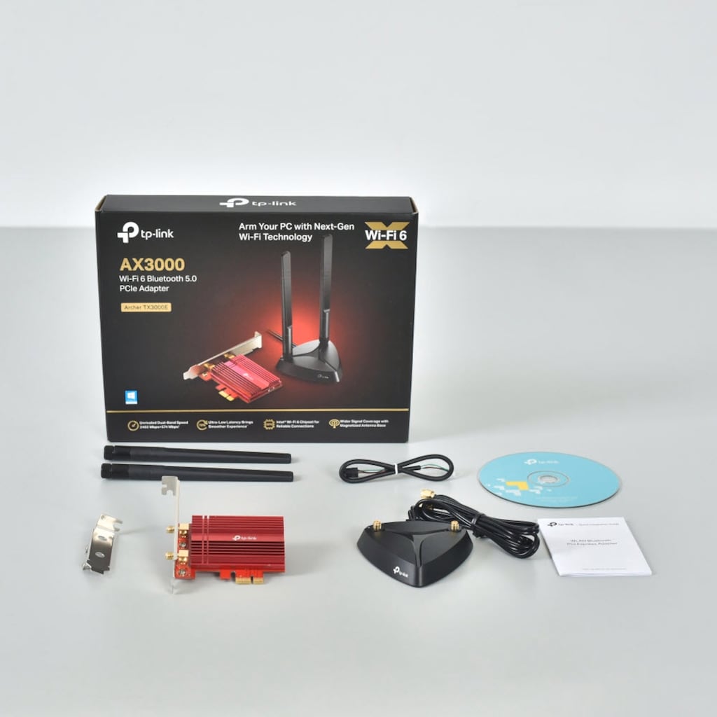 TP-Link Modulkarte »Archer TX3000E AX3000 Wi-Fi 6 BT 5.0 PCI Express«