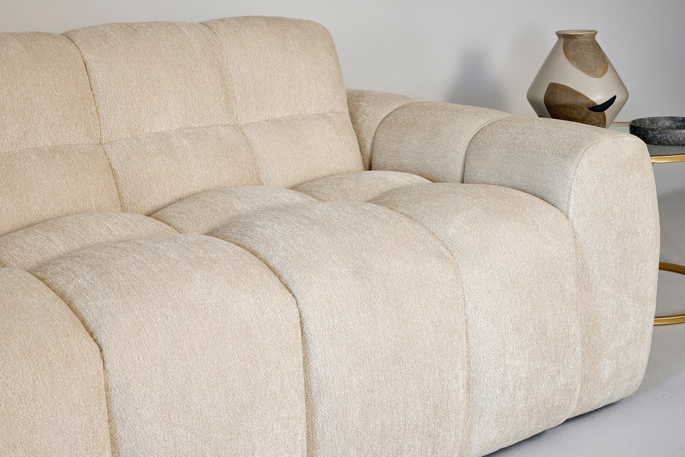 Jahnke Ecksofa »RELAX BUBBLE CORNER« Platz für bis zu 5 Personen,Taschenfederkernpolsterung,L-Form,B:305 cm