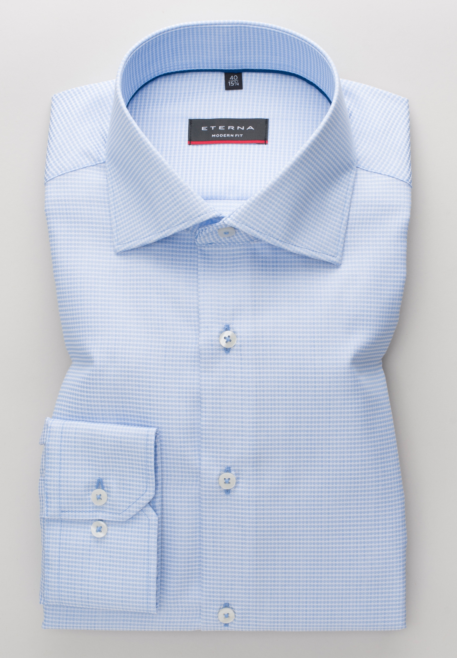 Eterna Langarmhemd »MODERN FIT«, NON IRON (bügelfrei)