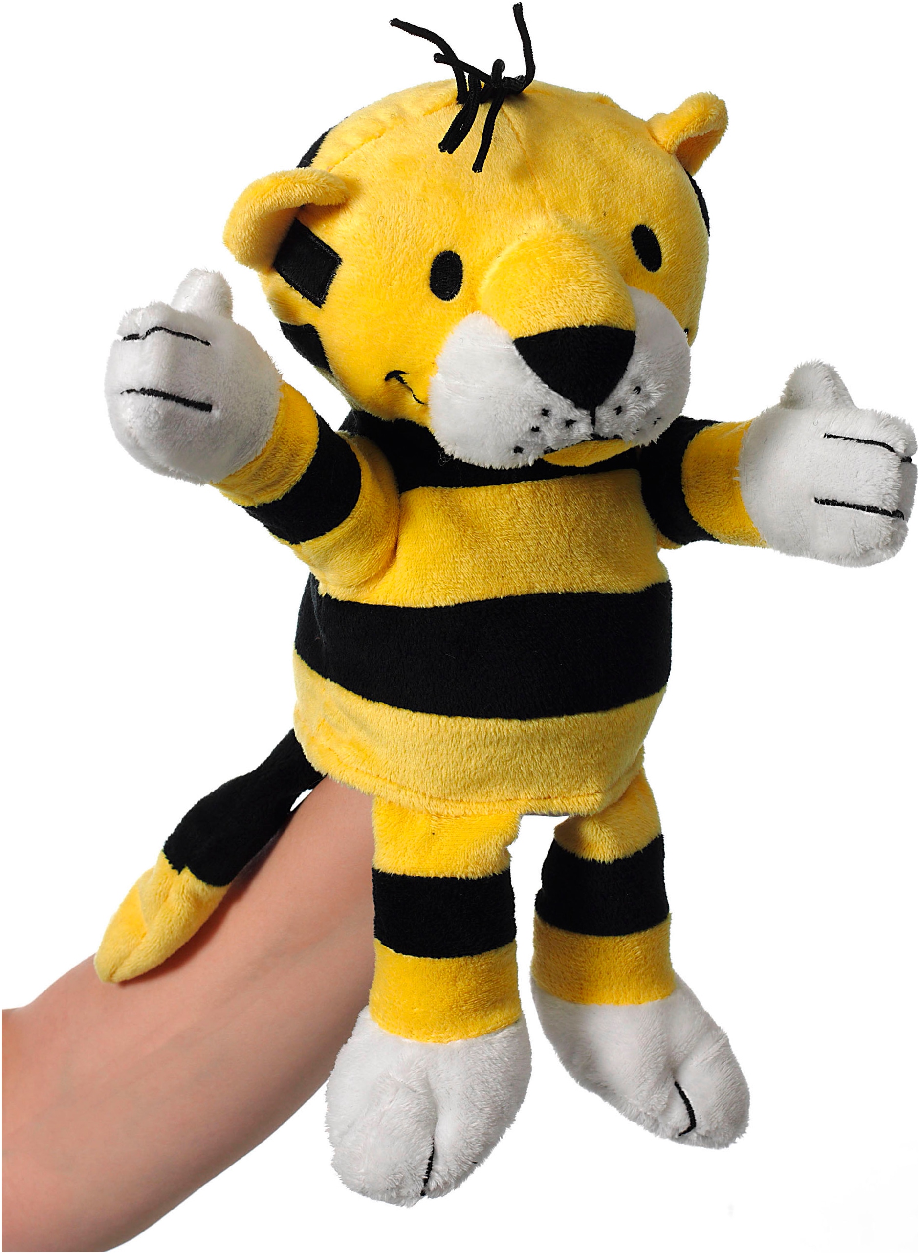 Heunec® Handpuppe »JANOSCH, Kleiner Tiger, 22 cm« enthält recyceltes Material