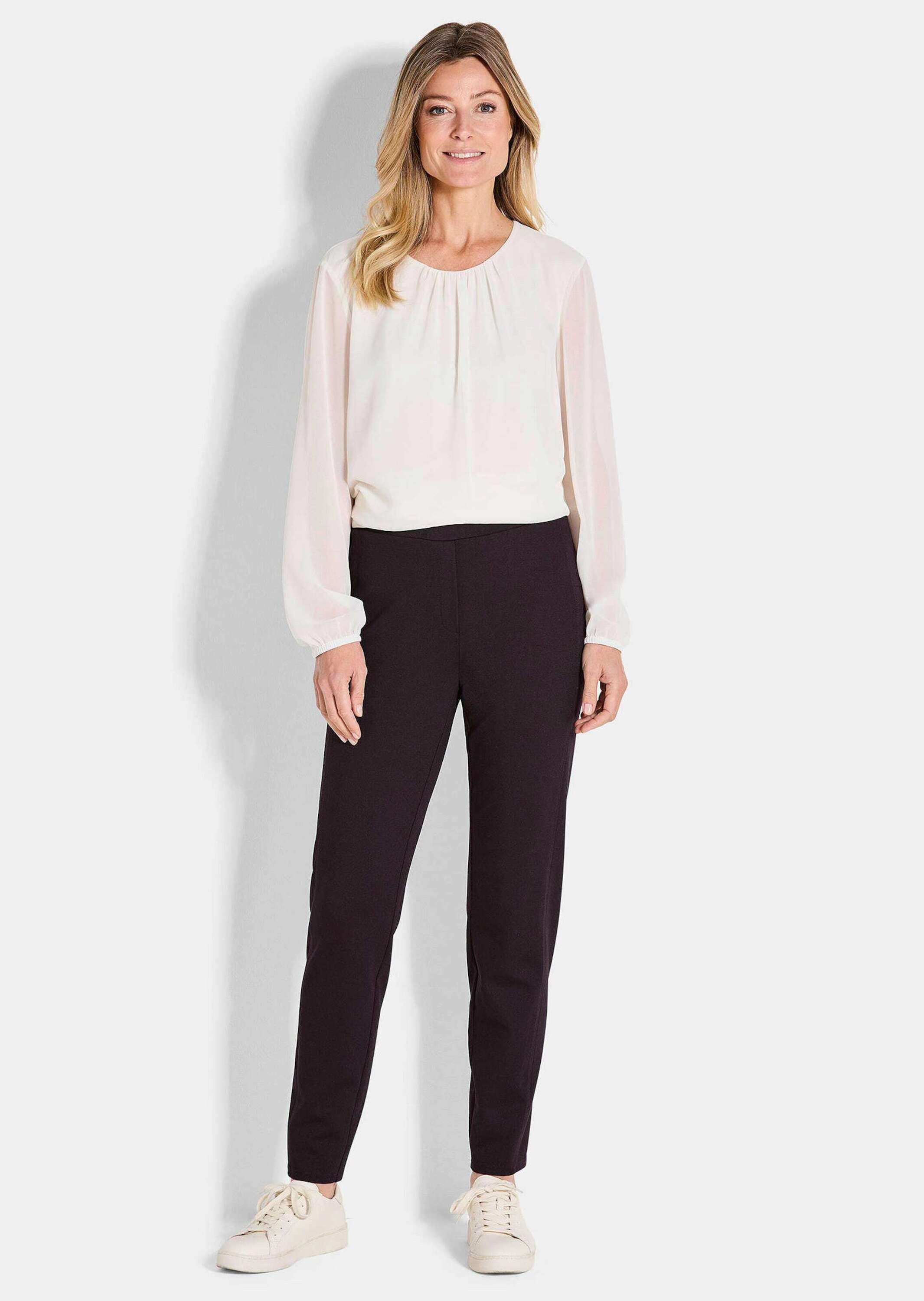 GOLDNER Schlupfhose »Kurzgröße Extra schmale Jerseyhose BELLA mit Schlupfbund«