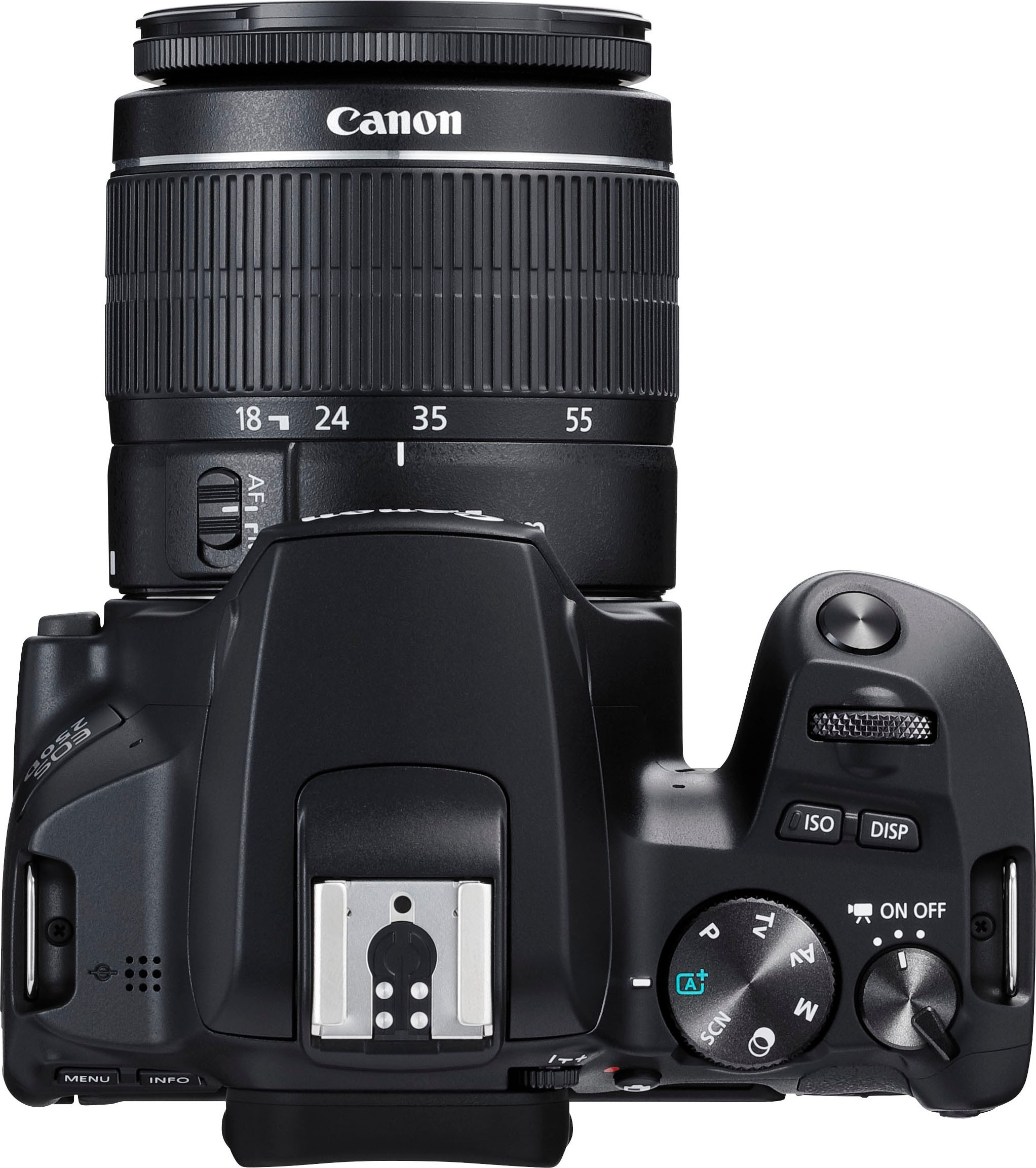 Canon Systemkamera »250D + EF-S 18-55mm f/3.5-5.6 III + SB130 Kit«, EF-S 18-55mm  f/3.5-5.6 III, 24,1 MP, Bluetooth-WLAN bei