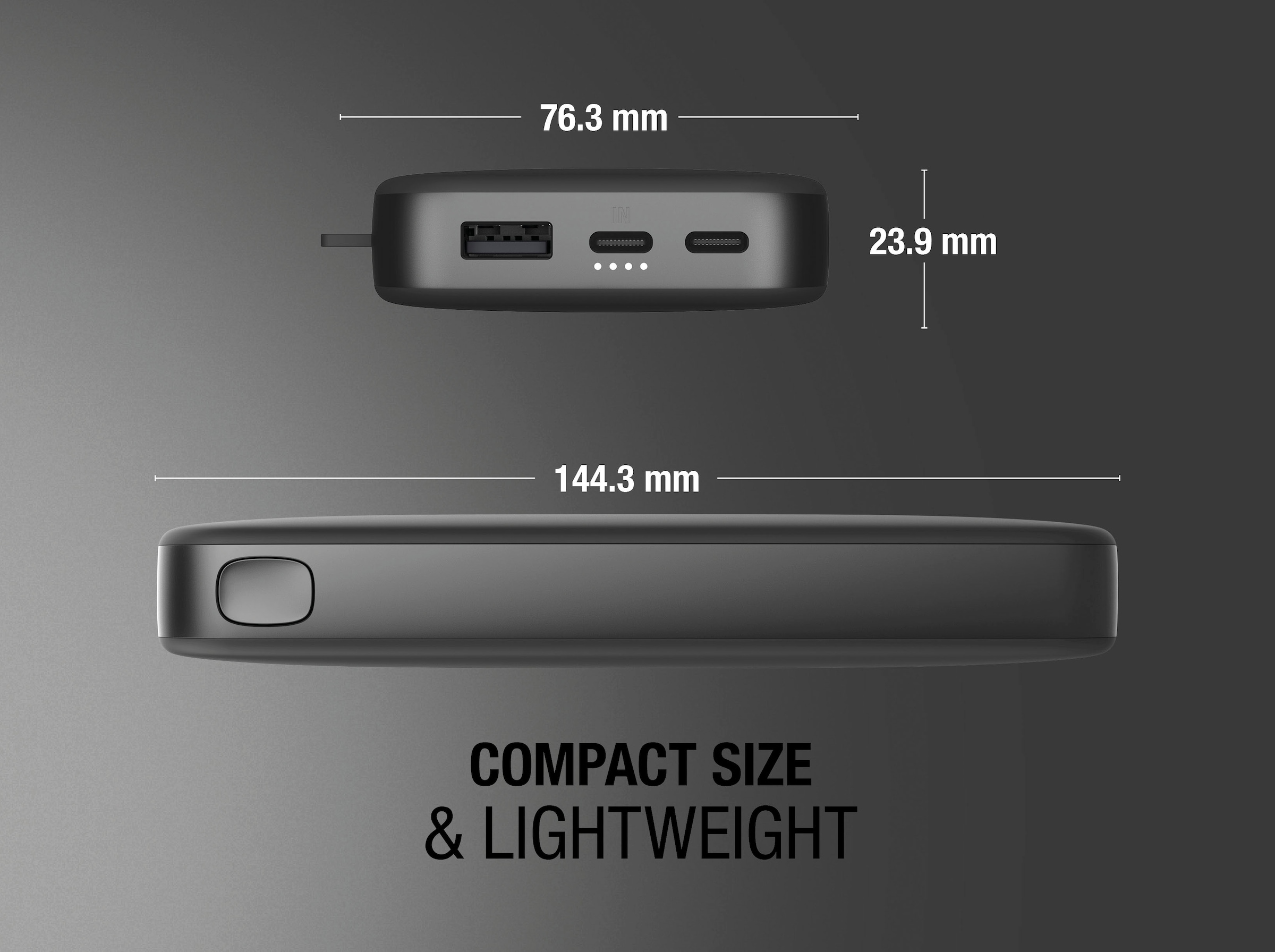 Fresh´n Rebel Powerbank »Power Pack 18000mAh mit USB-C, Ultra Fast Charge & 20W PD«