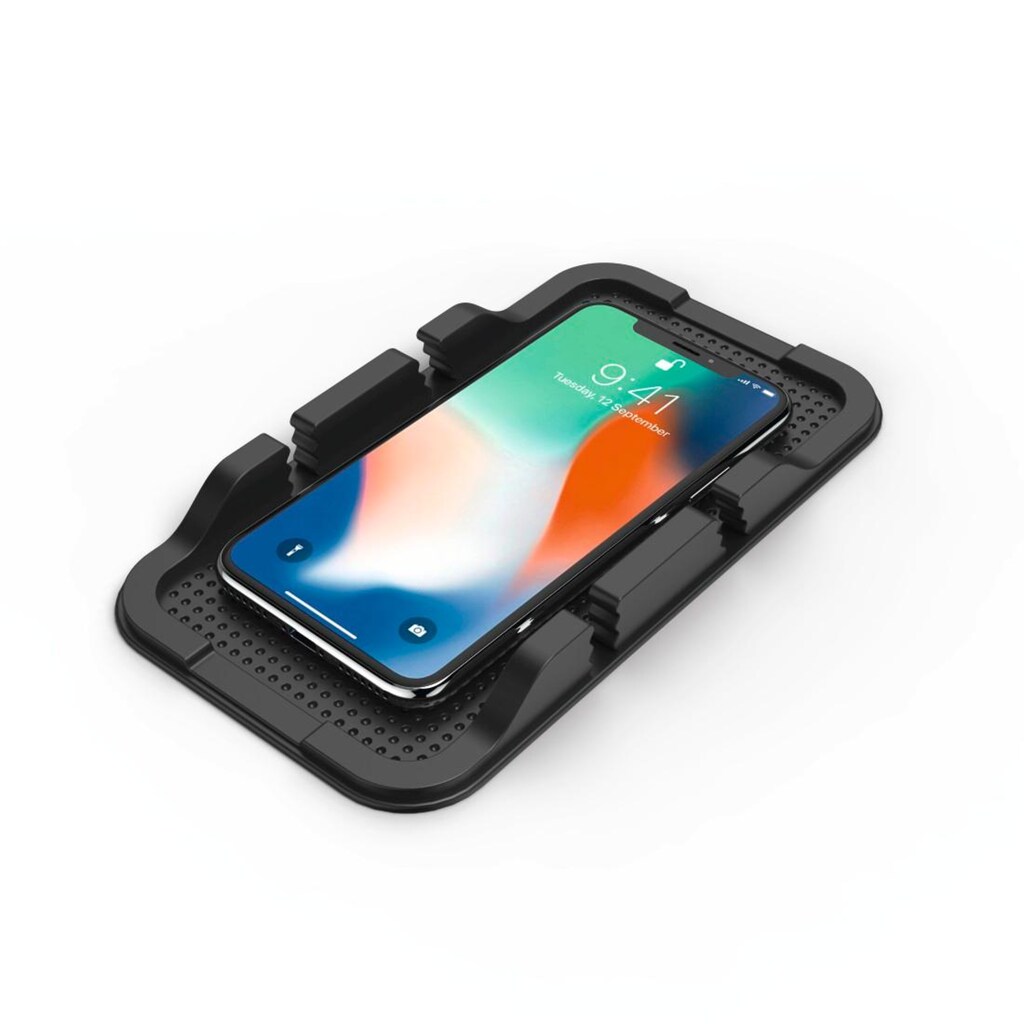 Hama Handy-Halterung »Anti Rutsch Pad / Matte Smartphone / Handy für z.B. Auto Schwarz«