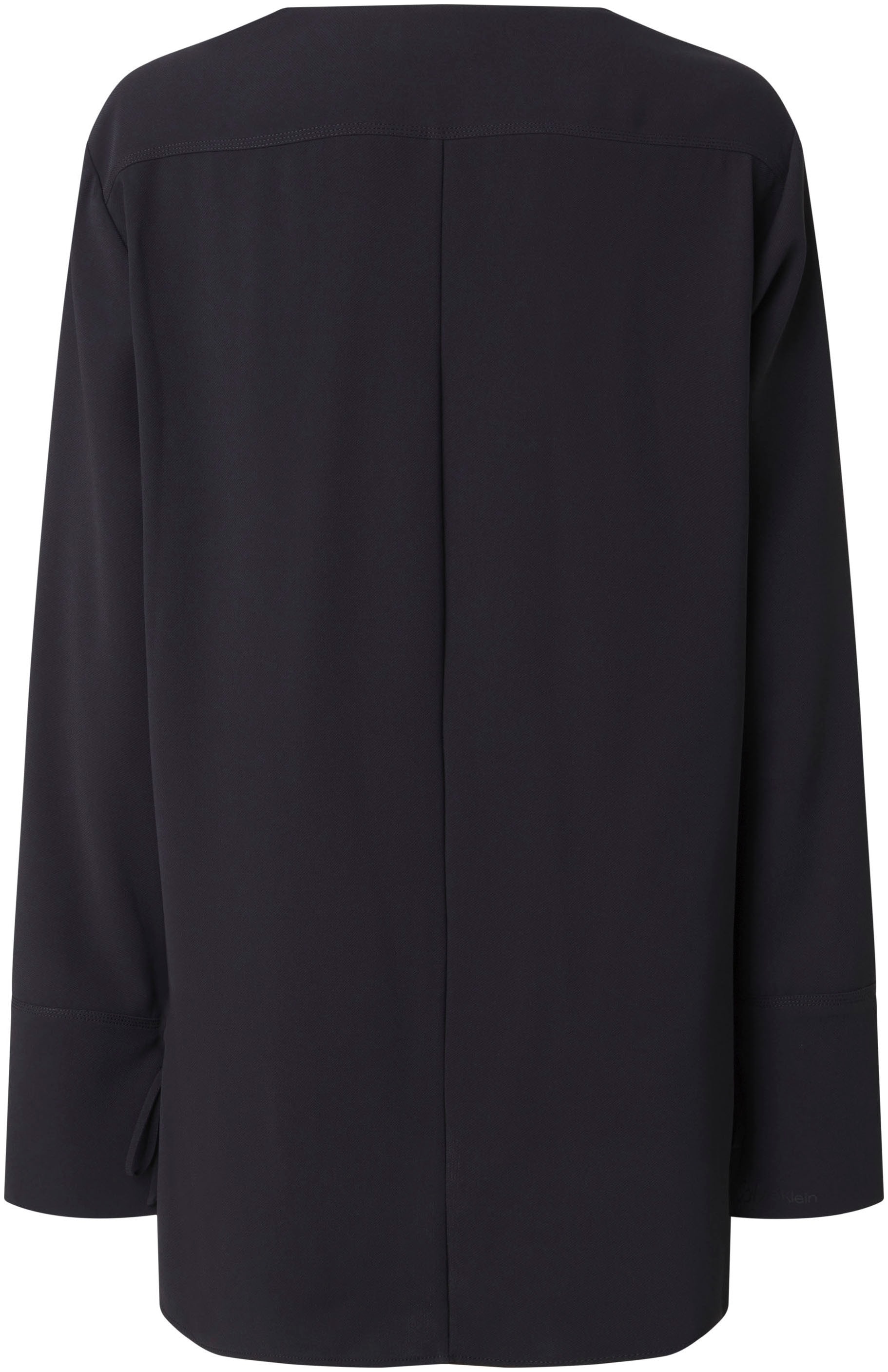 Calvin Klein Langarmbluse »STRUCTURE TWILL LS TUNIC TOP«