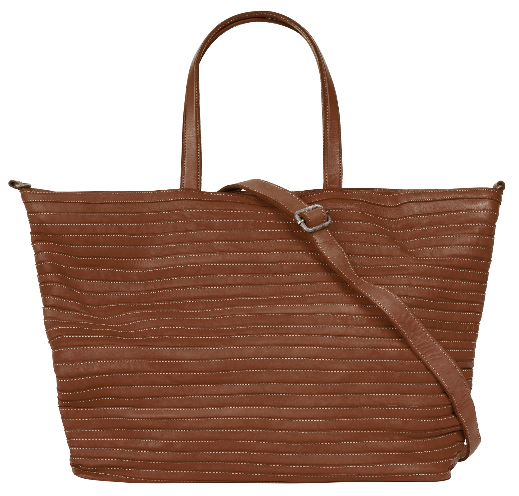 Samantha Look Shopper "SAMANTHA LOOK Damen echt Leder, Made in Italy" echt Leder, Made in Italy