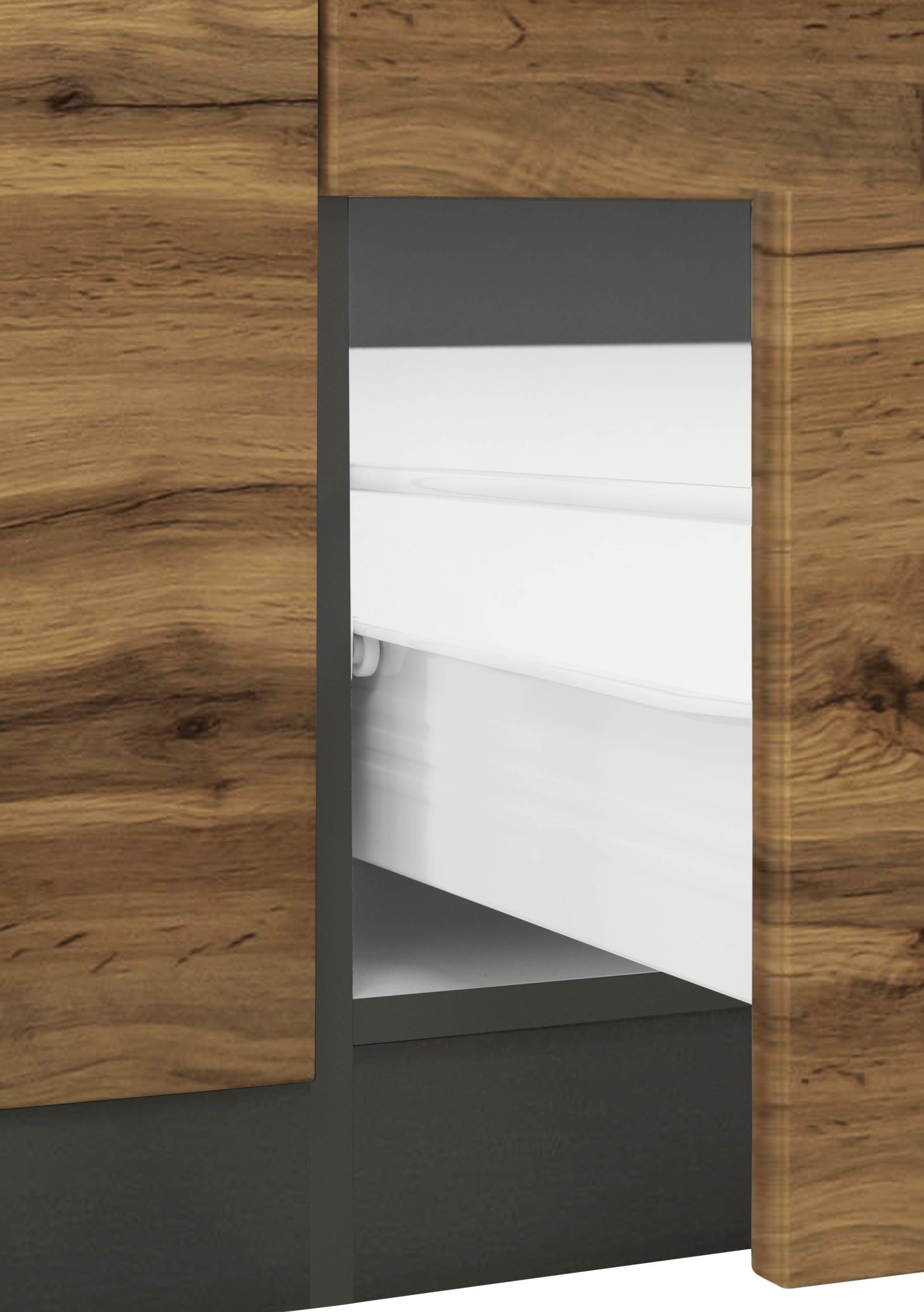 KOCHSTATION Küchenzeile »KS-Trier« ohne E-Geräte, Breite 360 cm