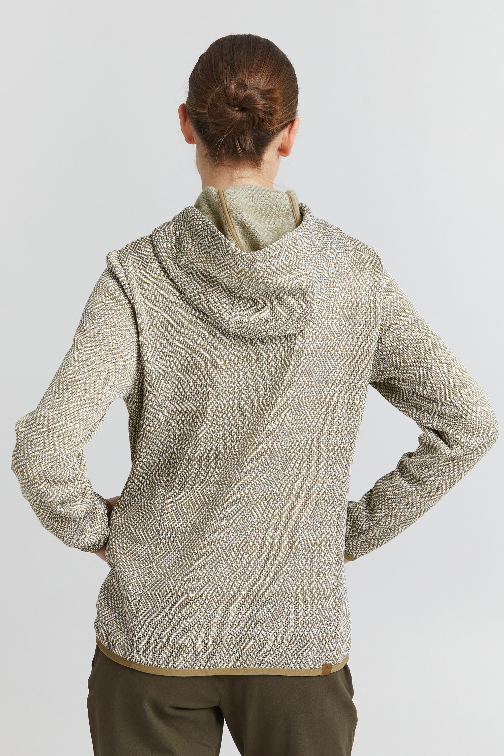 OXMO Fleecejacke »Fleecejacke OXPepples«, mit Kapuze