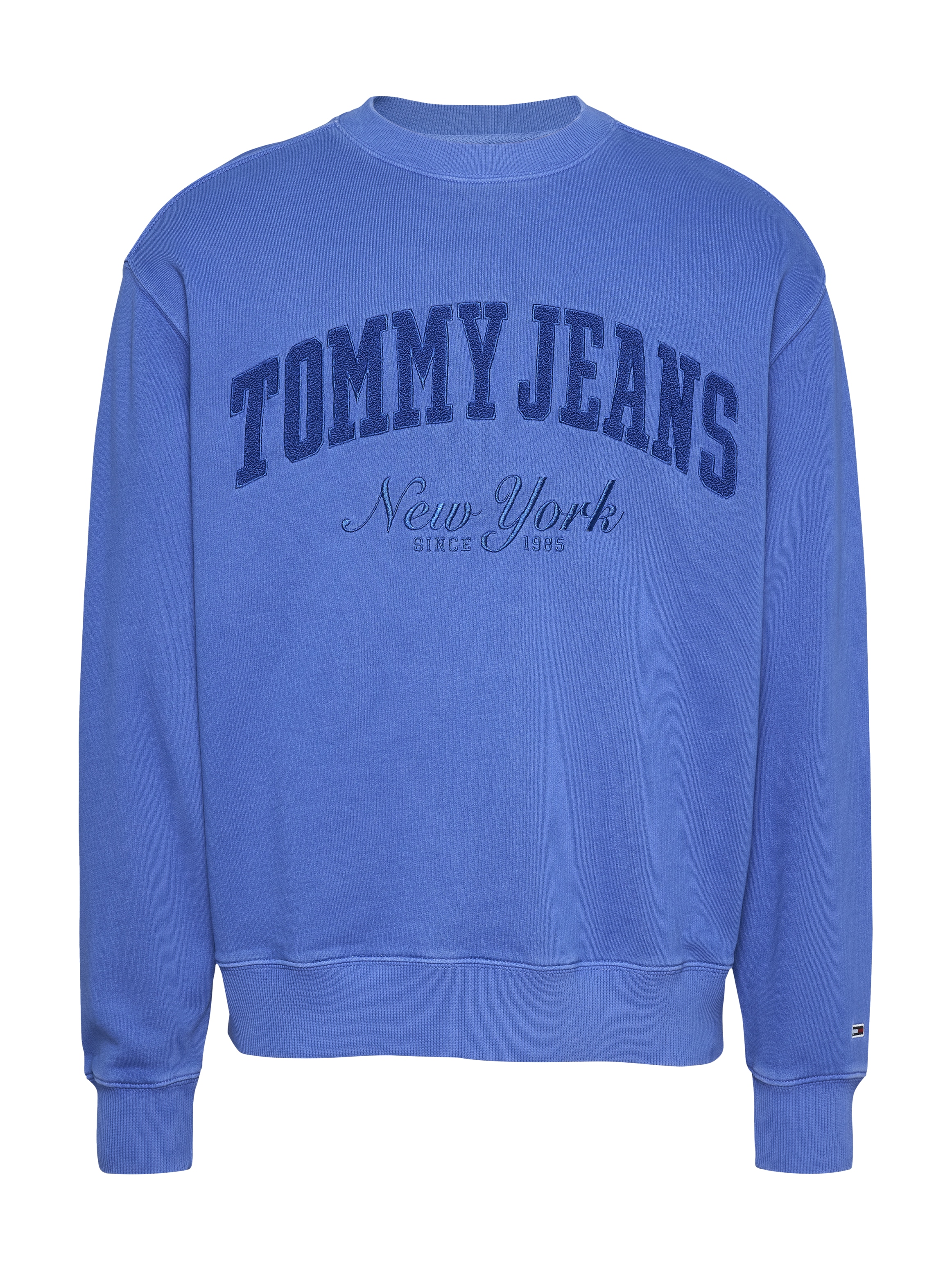 Tommy Jeans Sweatshirt »TJM RLX VINTAGE VARSITY CREW«, mit großem Logo