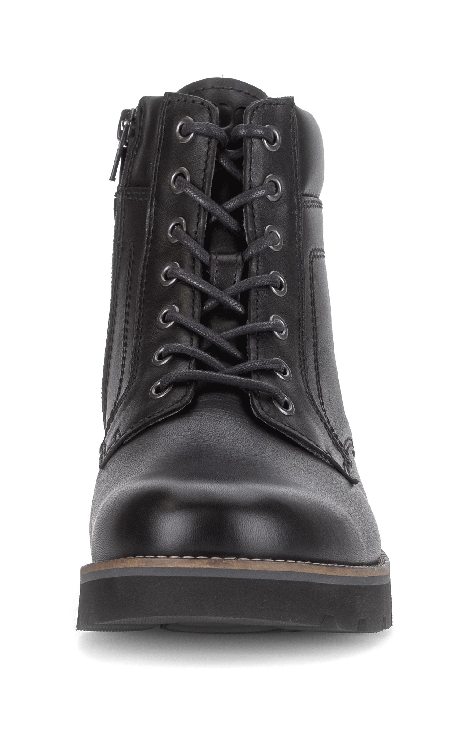 Pius Gabor Schnürboots  , Blockabsatz, Komfortschuh, gepolsterter Schaftrand, G-Weite (=weit)