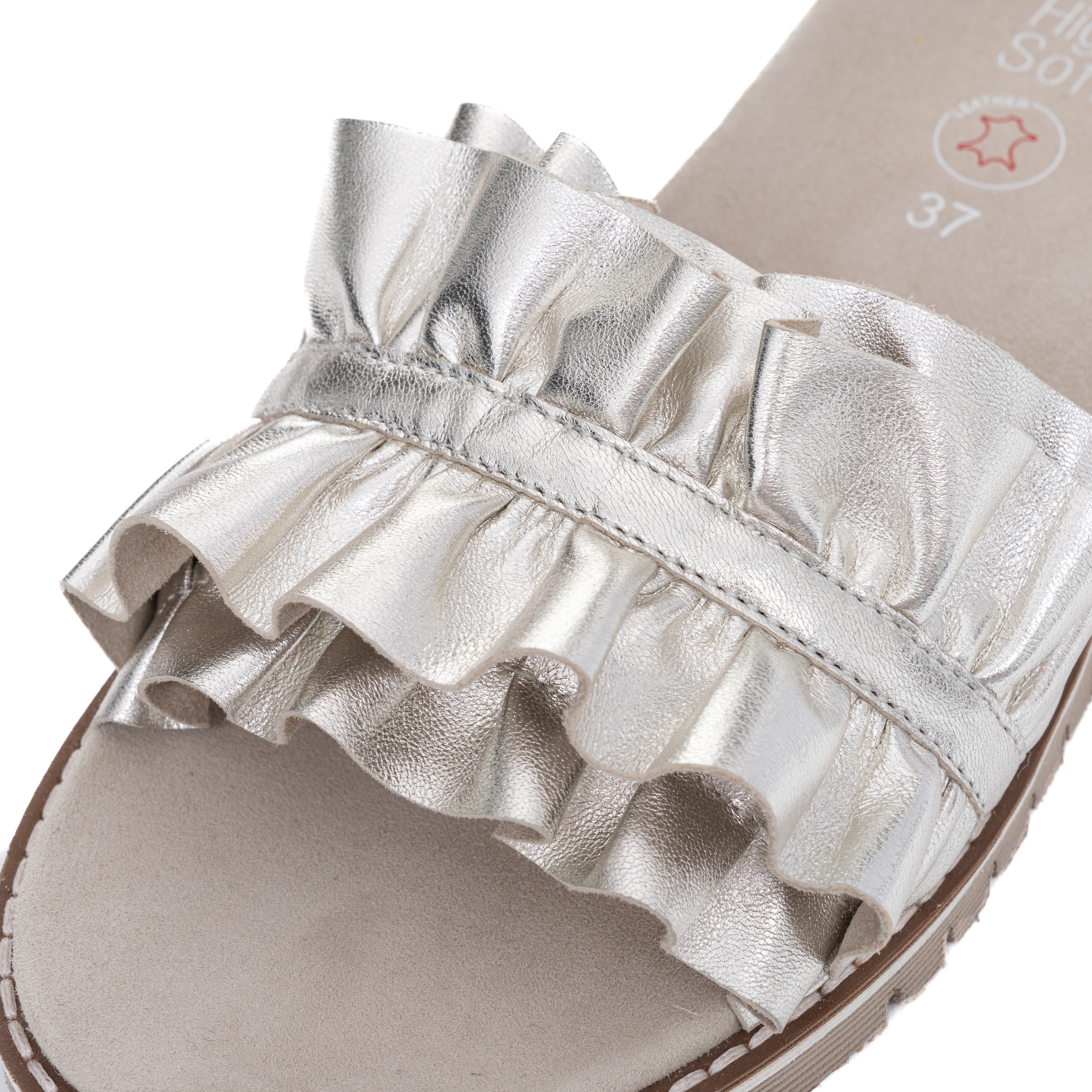 Ara Pantolette »KENT«  , Slides, Flats, Sandale mit geraffter Bandage