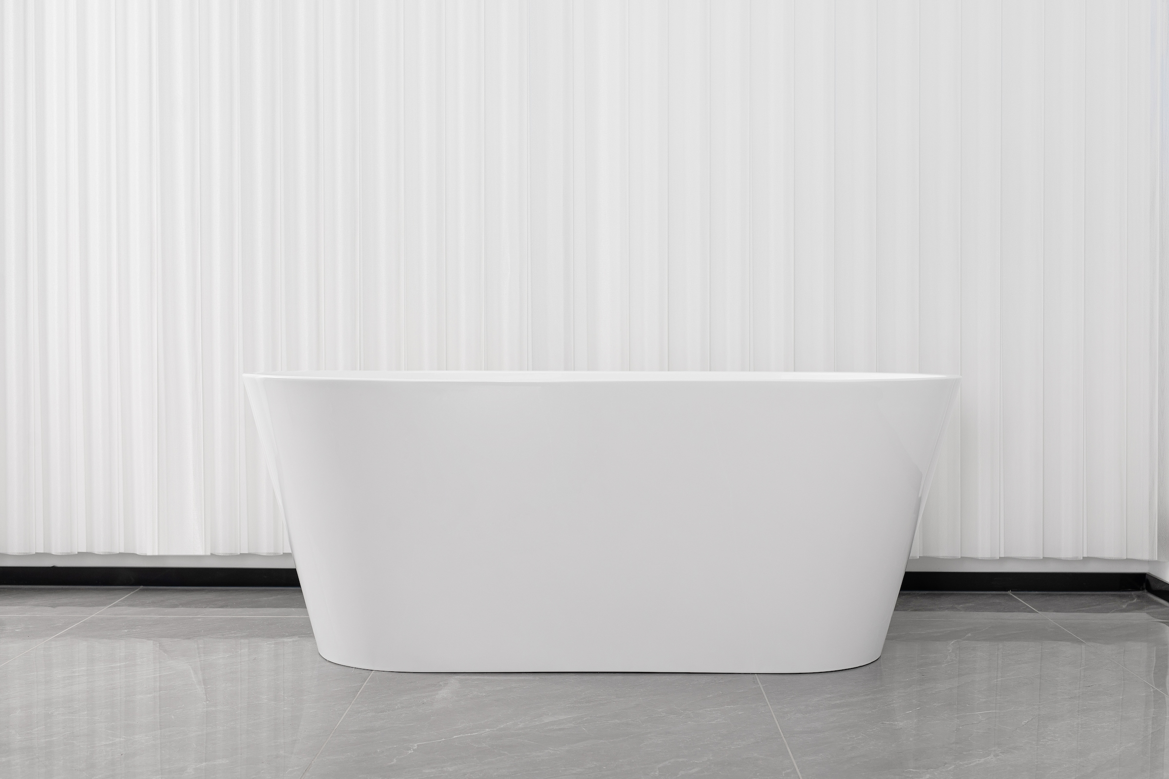 Sanotechnik Badewanne »YORK« Höhe 58 cm Vorrichtung für Ablaufschlauch | Überlauf 170x75x58cm, aus Acryl