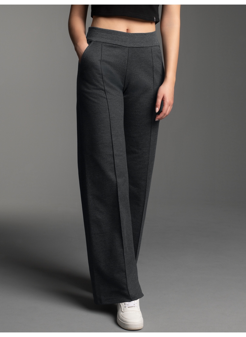 Trigema Jerseyhose »TRIGEMA Jogginghose mit weitem Bein«