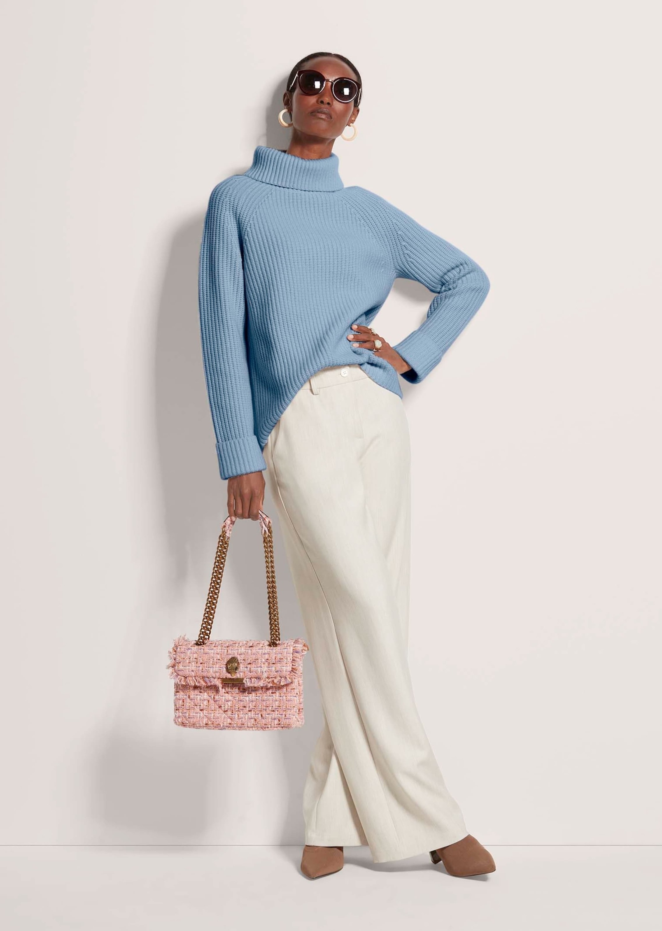 MADELEINE Longpullover »Strickpullover Rollkragen-Pullover aus Kaschmir-Mix«