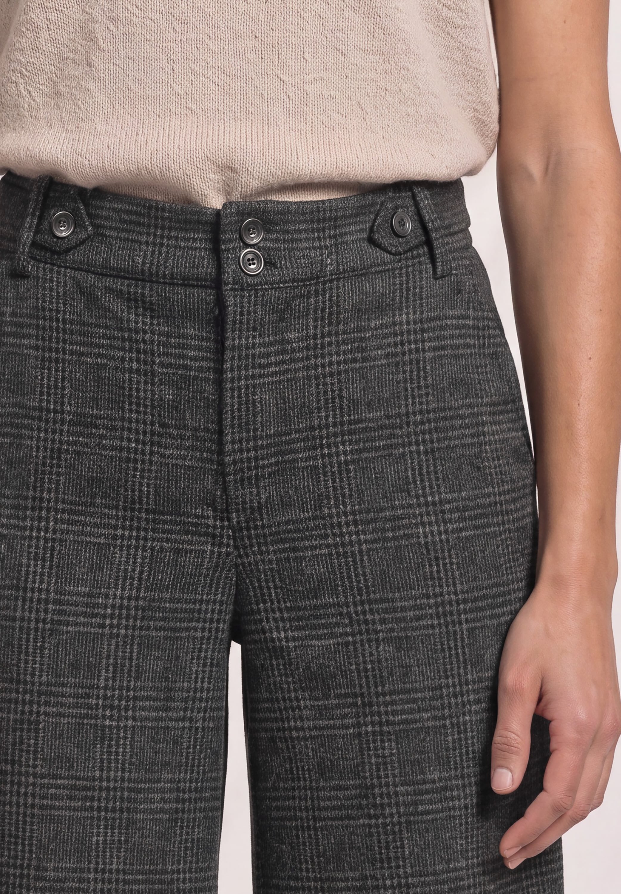 STREET ONE Stoffhose »Style Emee«  mit Karomuster