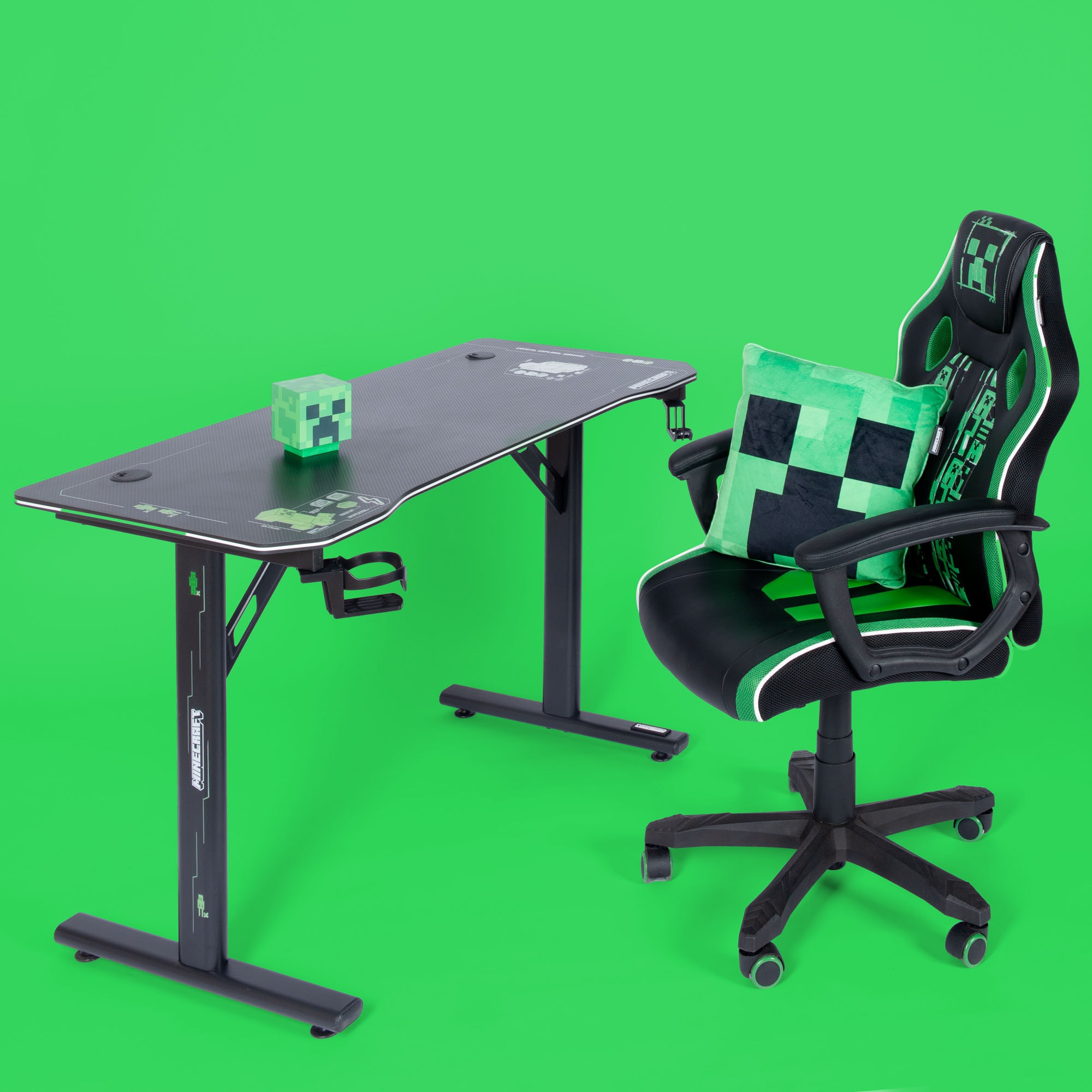 Phoenix Gaming-Stuhl () 1 Stk.grüne Absetzungen, Racing Chair