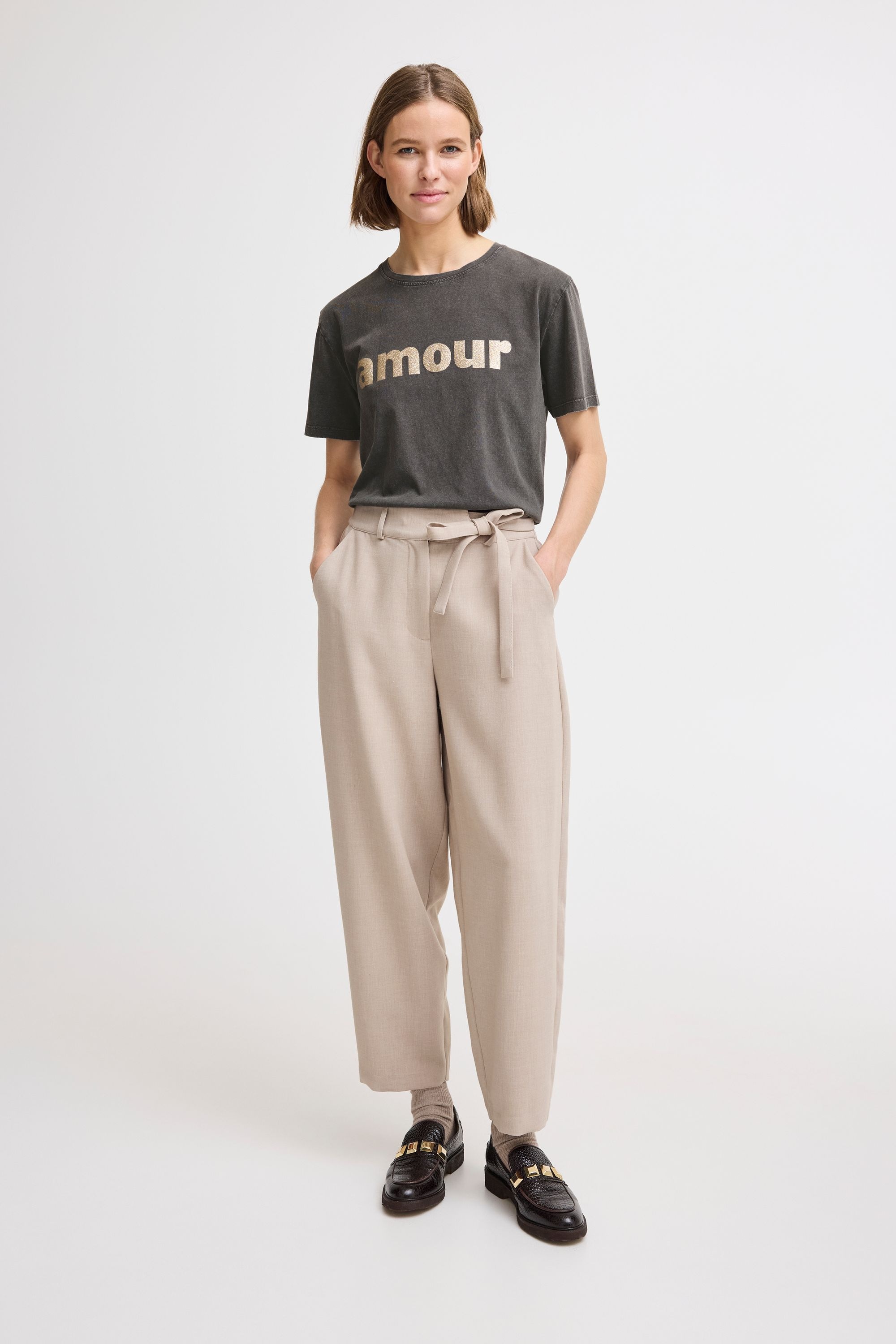 b.young T-Shirt »T-Shirt BYSOLKO TEXT TSHIRT -«