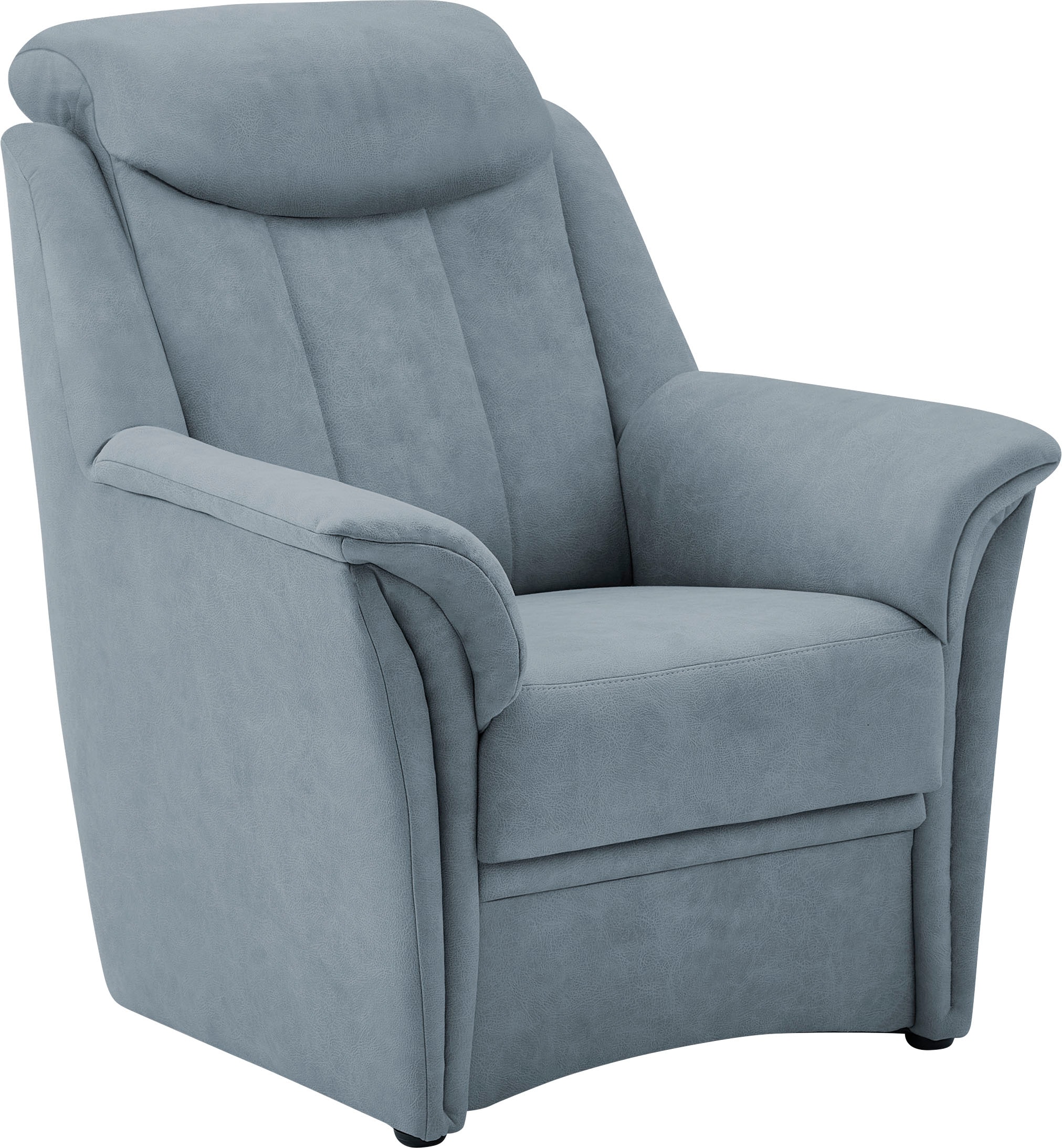 VILLA BECK Polstergarnitur »Lugano«, (Set, 3 tlg.), Kopfteilverstellung, in Sitzhöhe 49 cm, 3-Sitzer und 2x Sessel