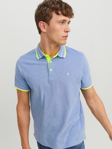 Jack & Jones Poloshirt »JJEPAULOS POLO SS NOOS«, mit Logo Stickerei